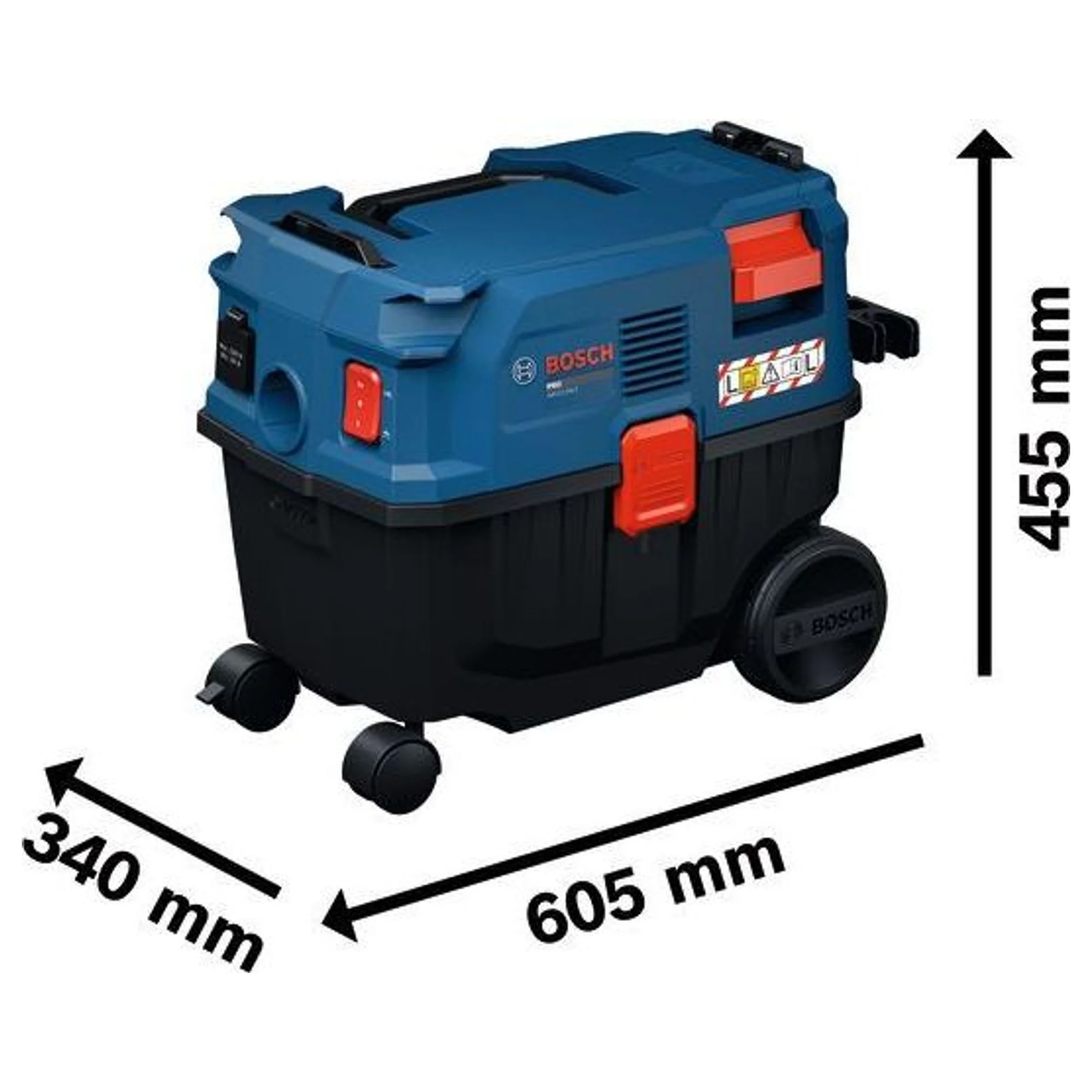 Aspiratore Bosch Professional GAS12-25LS PRO 1200W - Image 3
