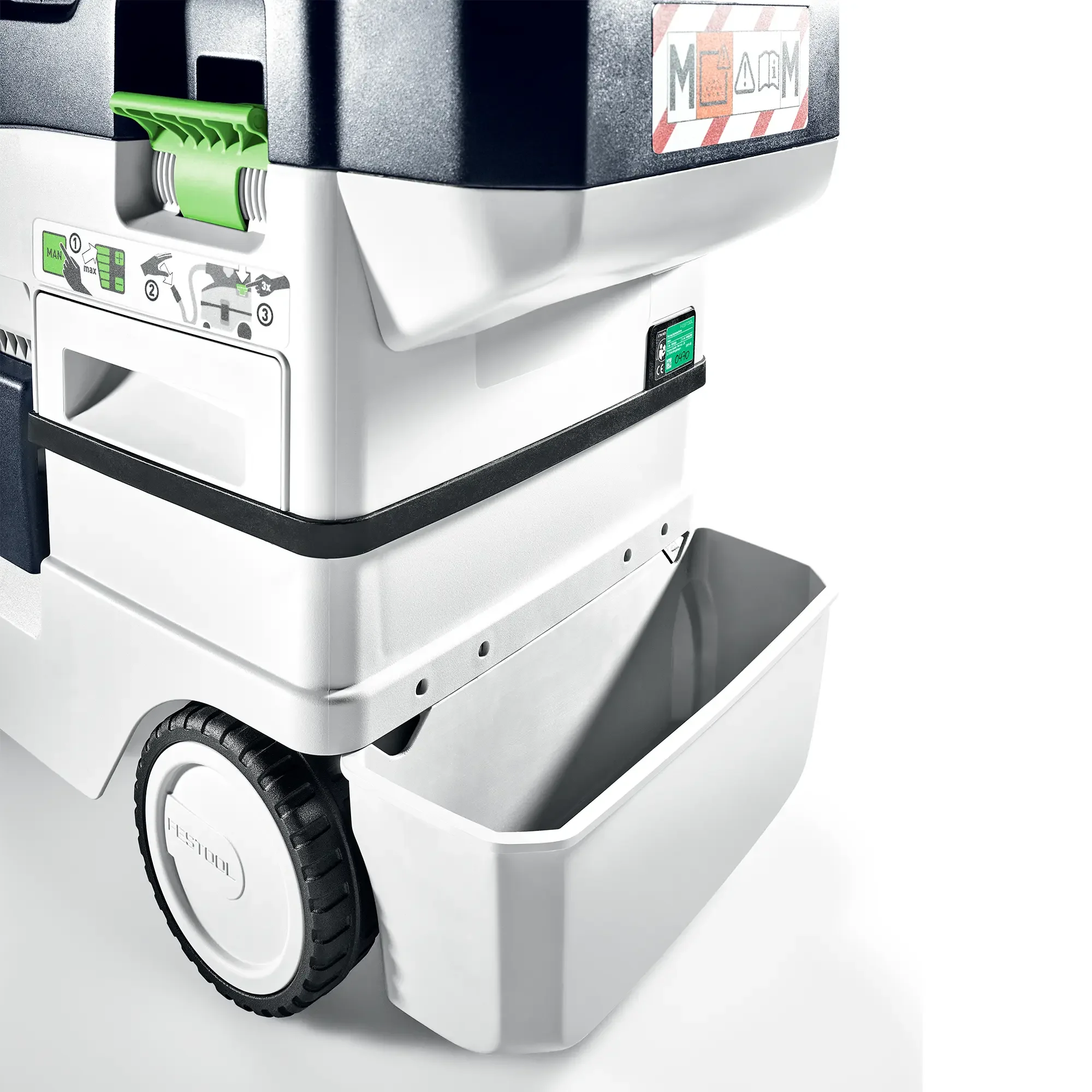 Aspiratore Festool CLEANTEC CTLC MIDI I-Basic 18Vx2 - Image 6