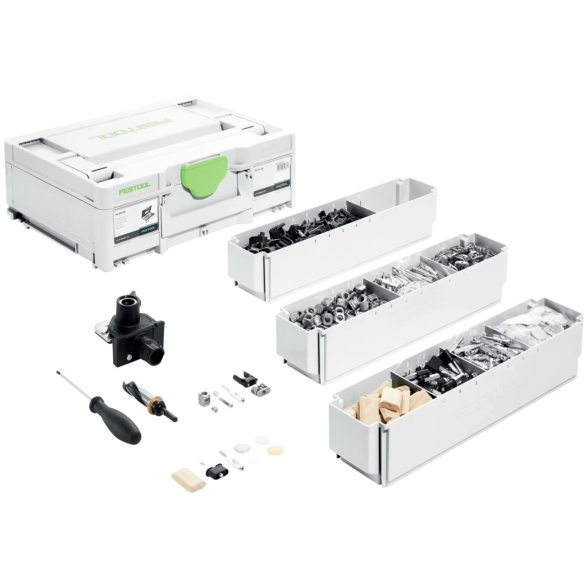 Assortimento giunzioni Festool DOMINO KV-SYS D8