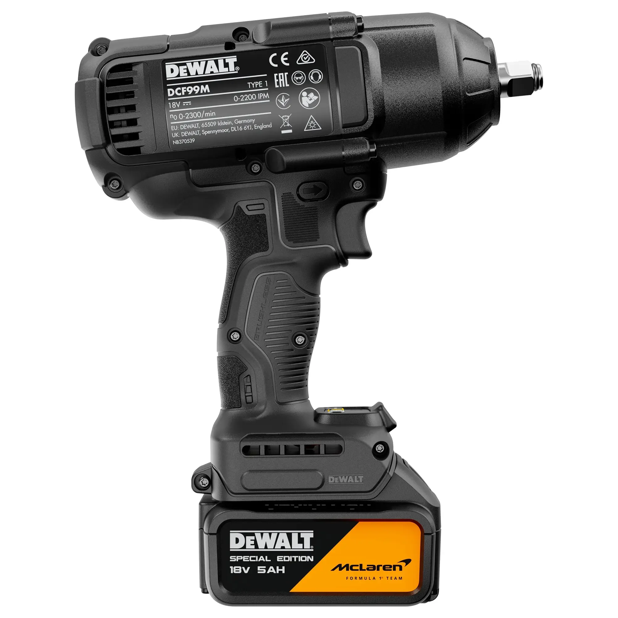 Avvitatore a impulsi Dewalt McLaren DCF99MP2T-QW 18V 5Ah - Image 6