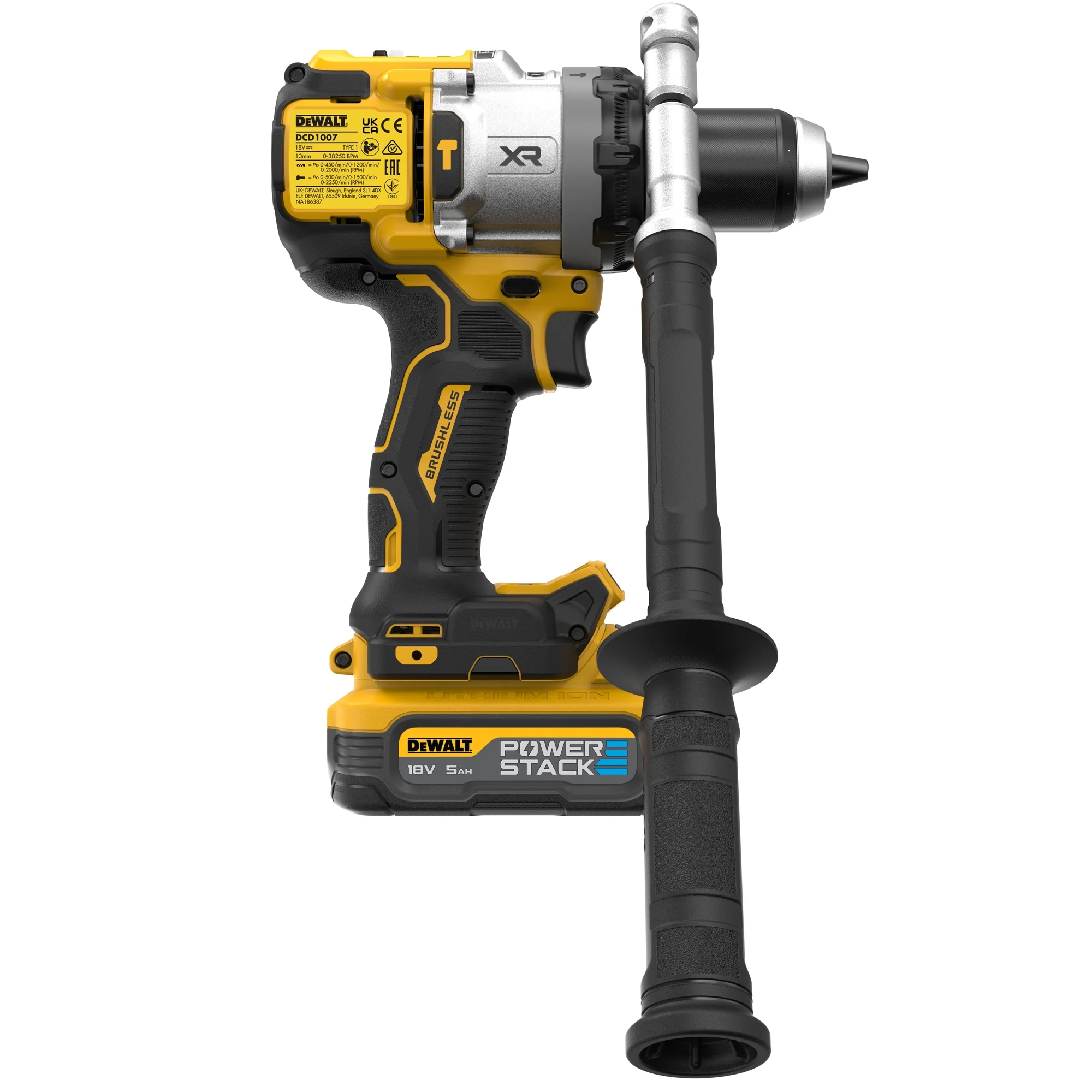 Avvitatori a Percussione Dewalt DCD1007H2T-QW 18V 5Ah - Image 2