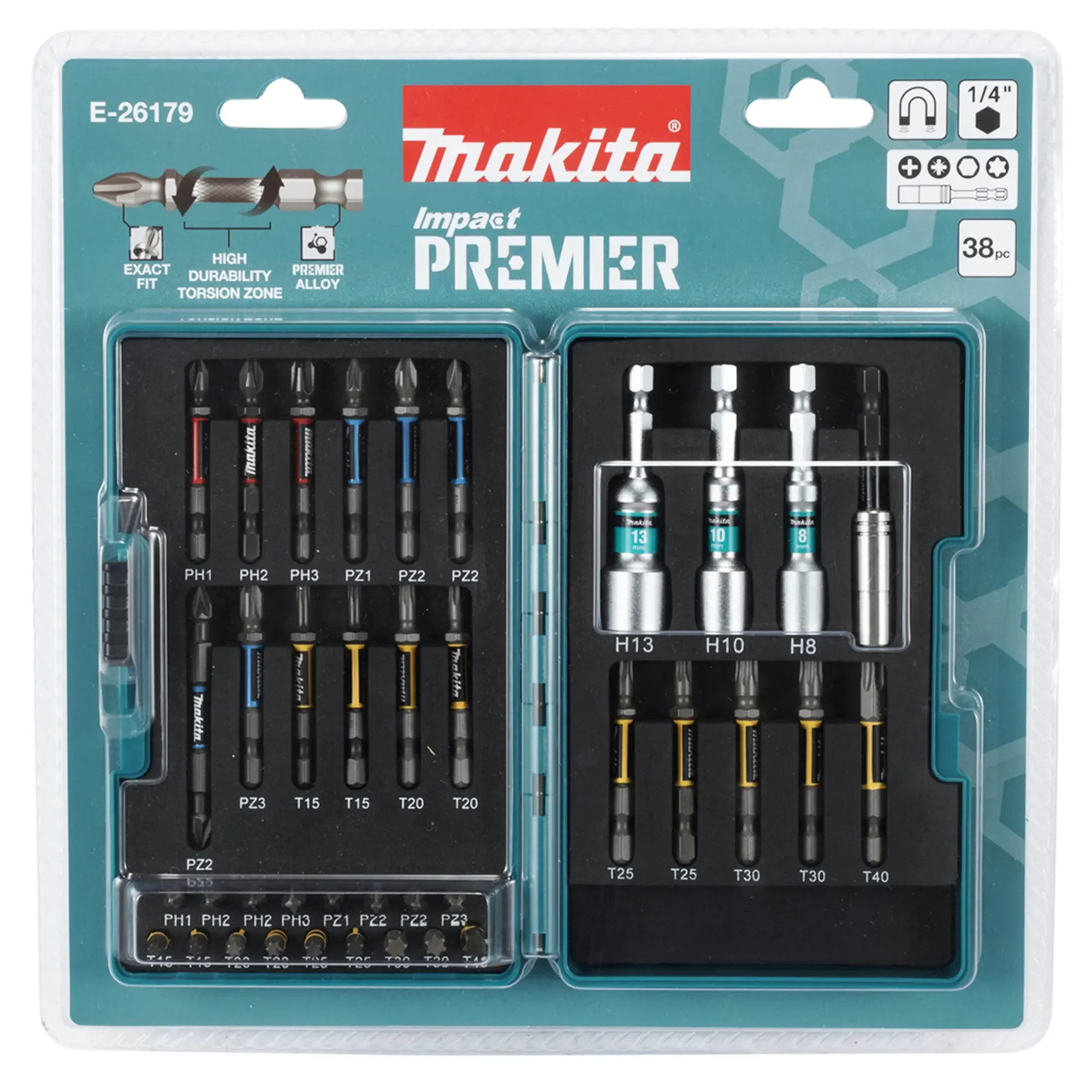 Box Impact Premier inserti Makita E-26179 - Image 3