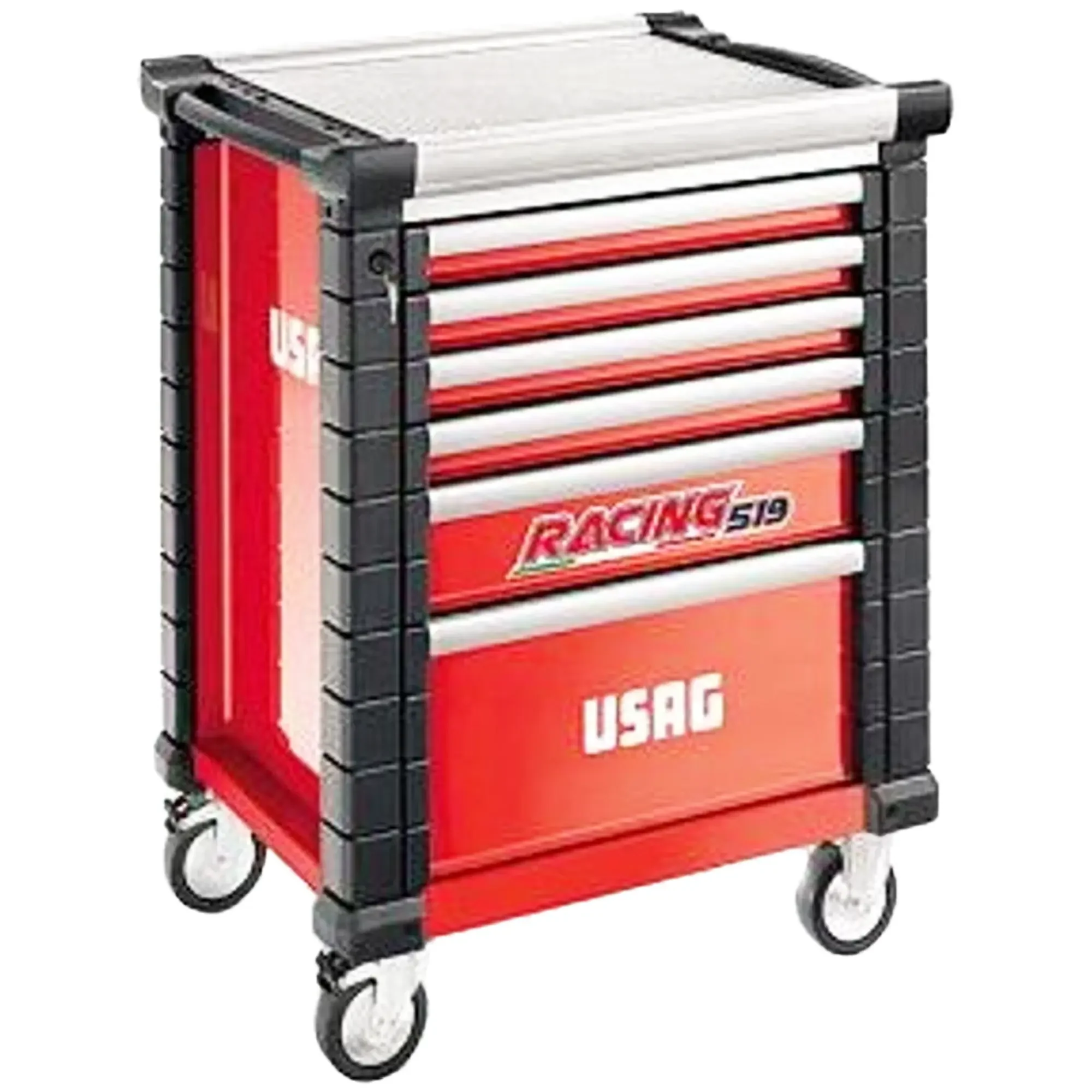 Carrello Usag RACING 519 RS6/3MM con Assortimento Manutenzione 156 pz - Image 2