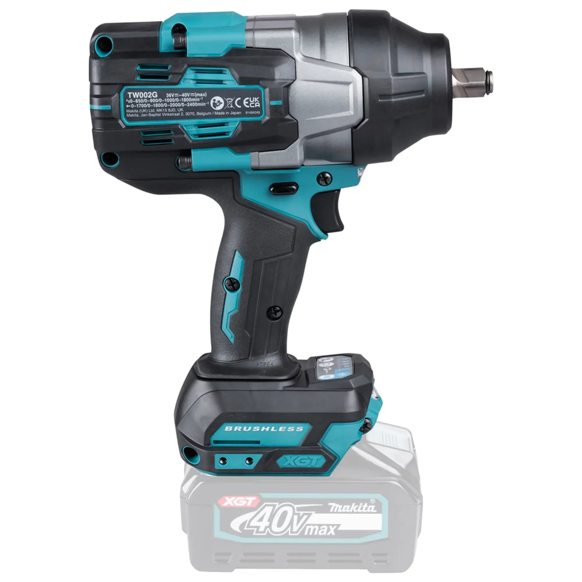 Chiave a Impulsi Makita TW002GZ01 40V - Image 6