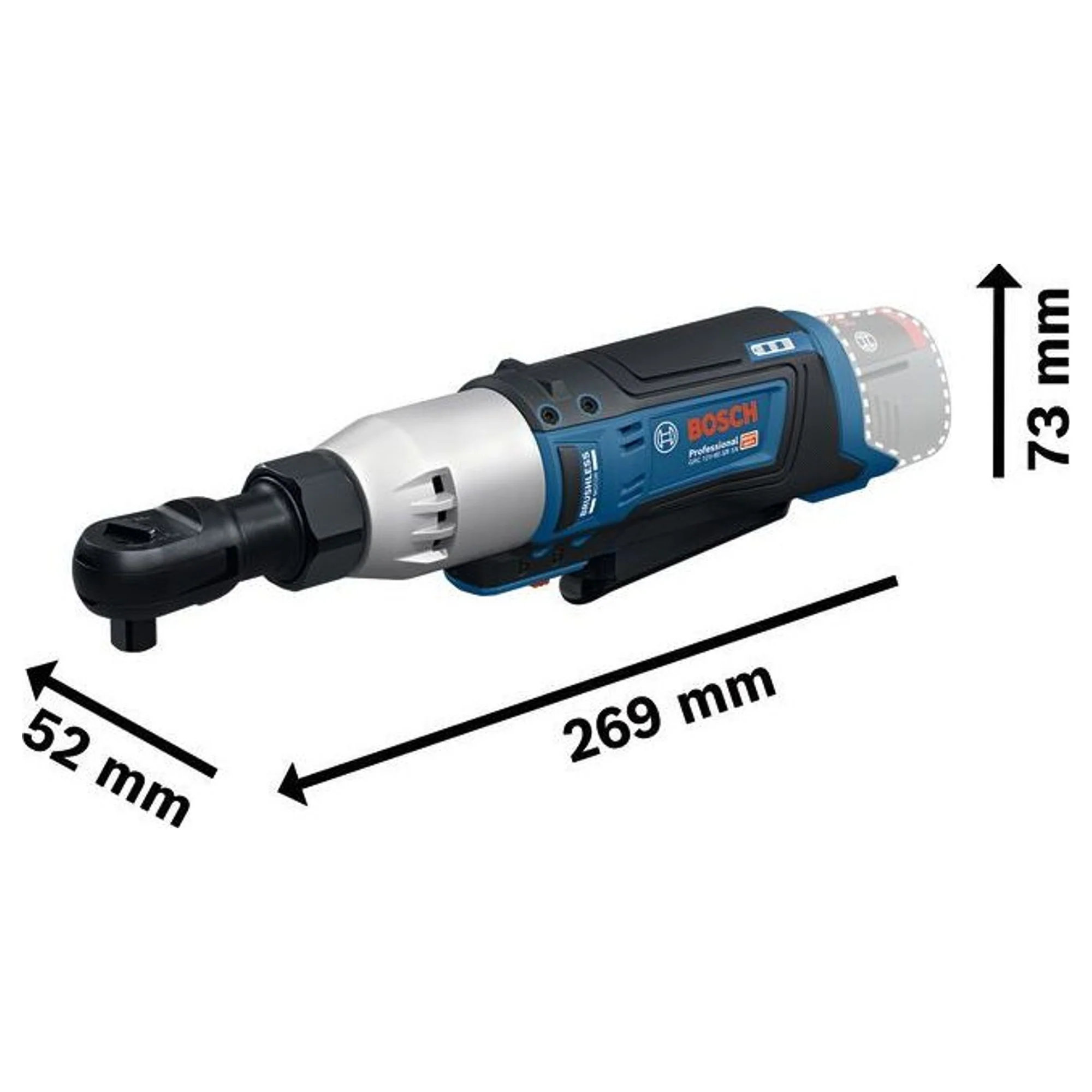 Chiave a cricchetto Bosch GRC 12V-60 3/8 SN PRO 12V - Image 2
