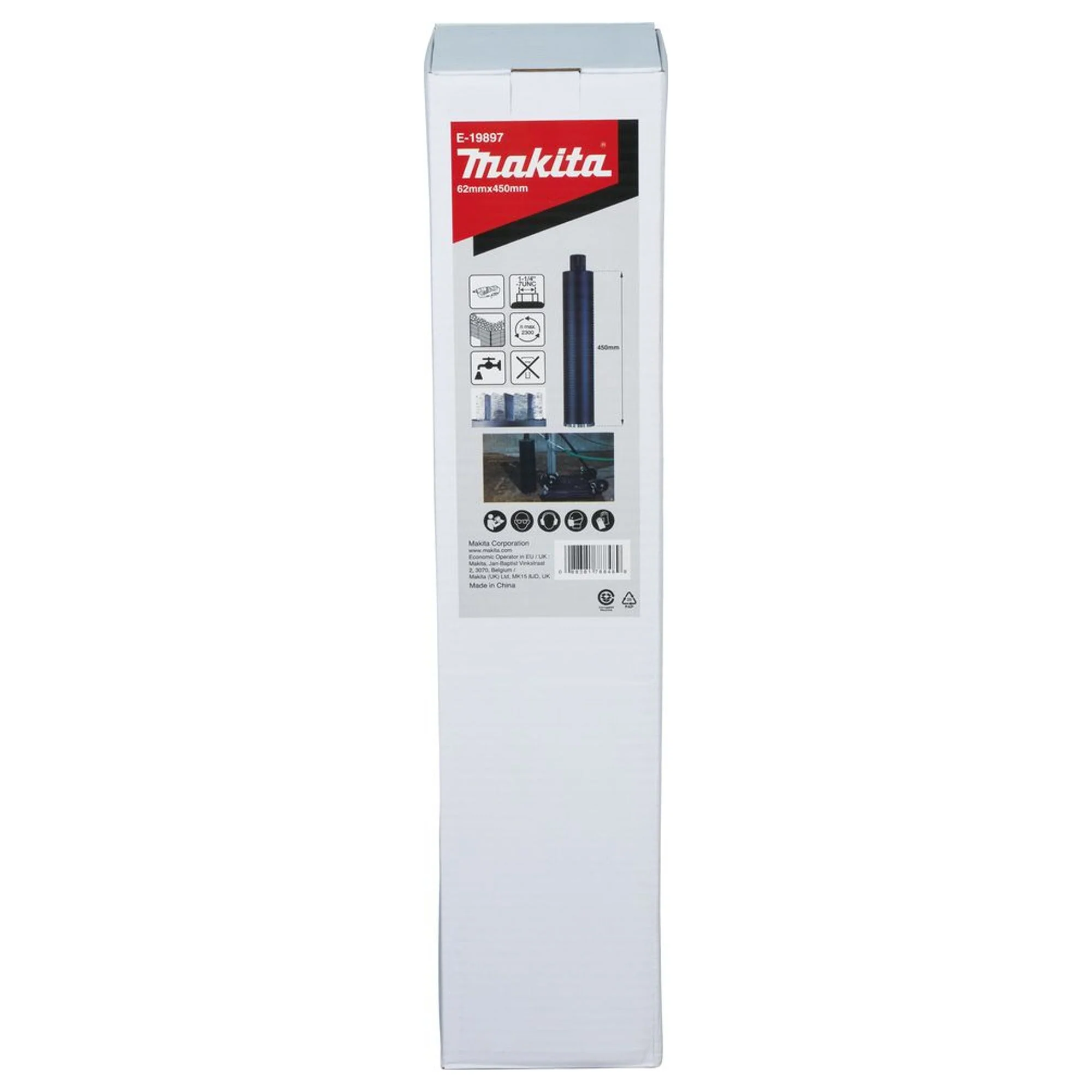 Corona Diamantata Makita E-19897 62x450mm Wet 1-1/4"UNC - Image 5