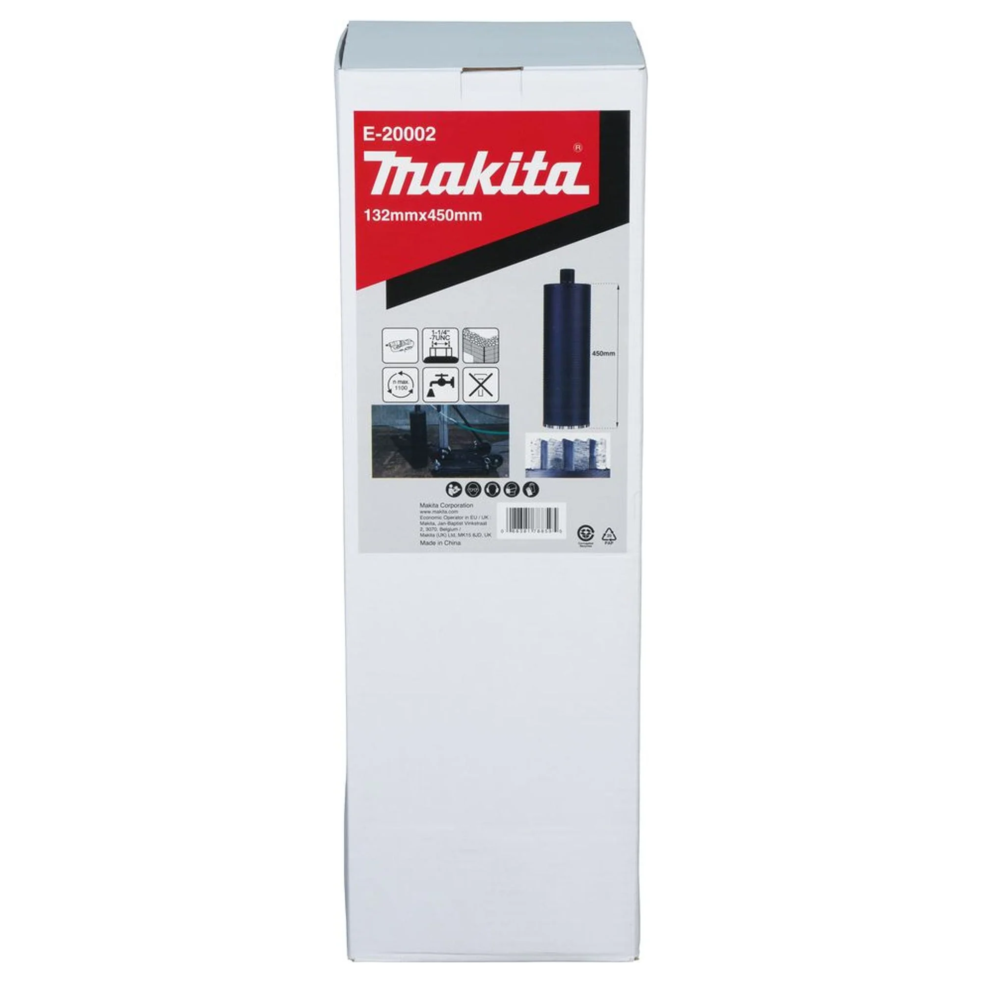 Corona Diamantata Makita E-20002 132x450mm Wet 1-1/4"UNC - Image 5