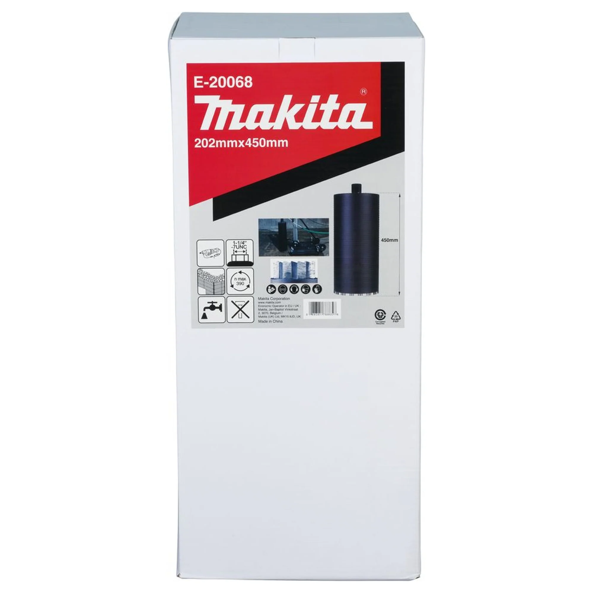 Corona Diamantata Makita E-20068 202x450mm Wet 1-1/4"UNC - Image 5