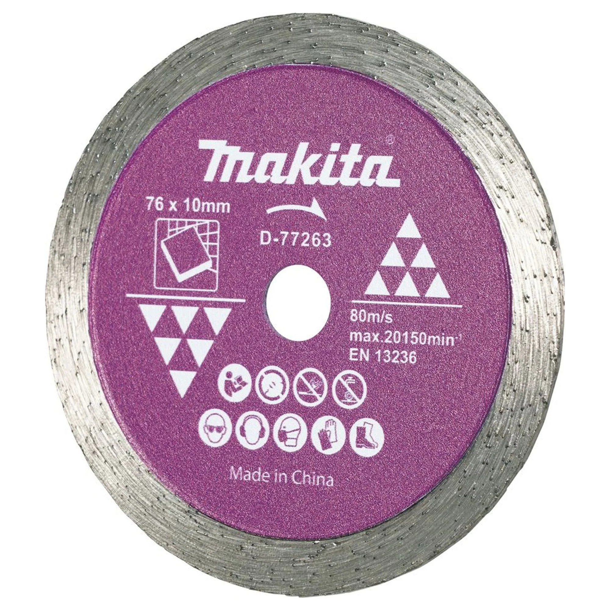 Disco Diamantato Makita D-77263 per Piastrelle 76mm - Image 2