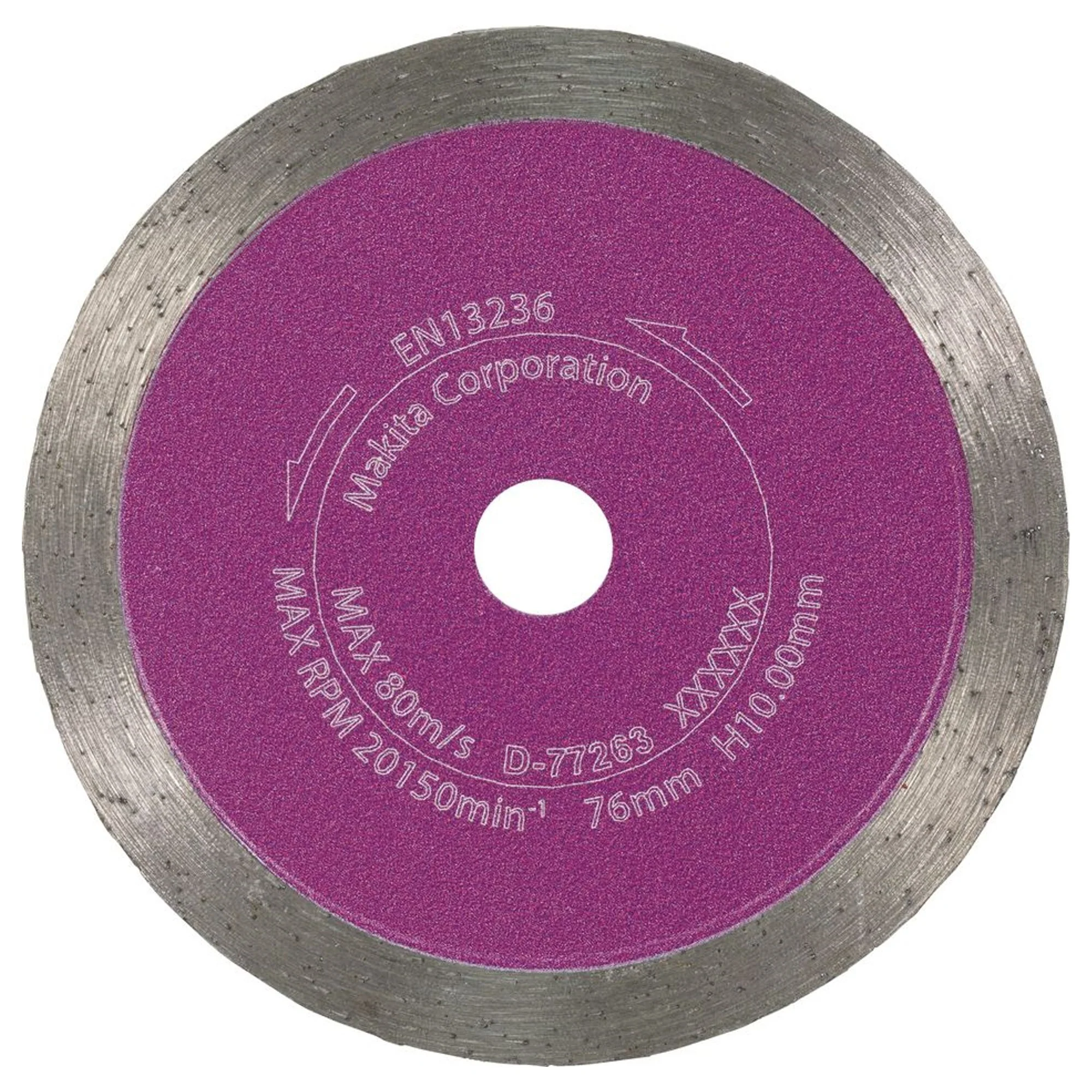 Disco Diamantato Makita D-77263 per Piastrelle 76mm - Image 3