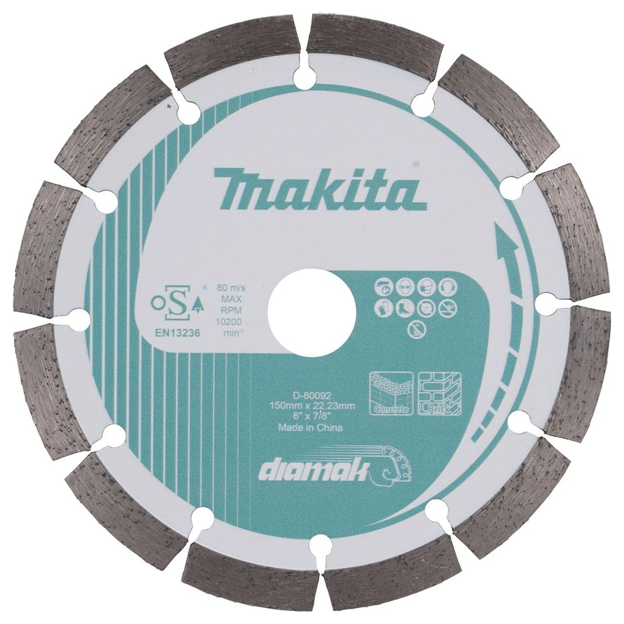 Disco Diamantato Segmentato Makita D-80092 150mm