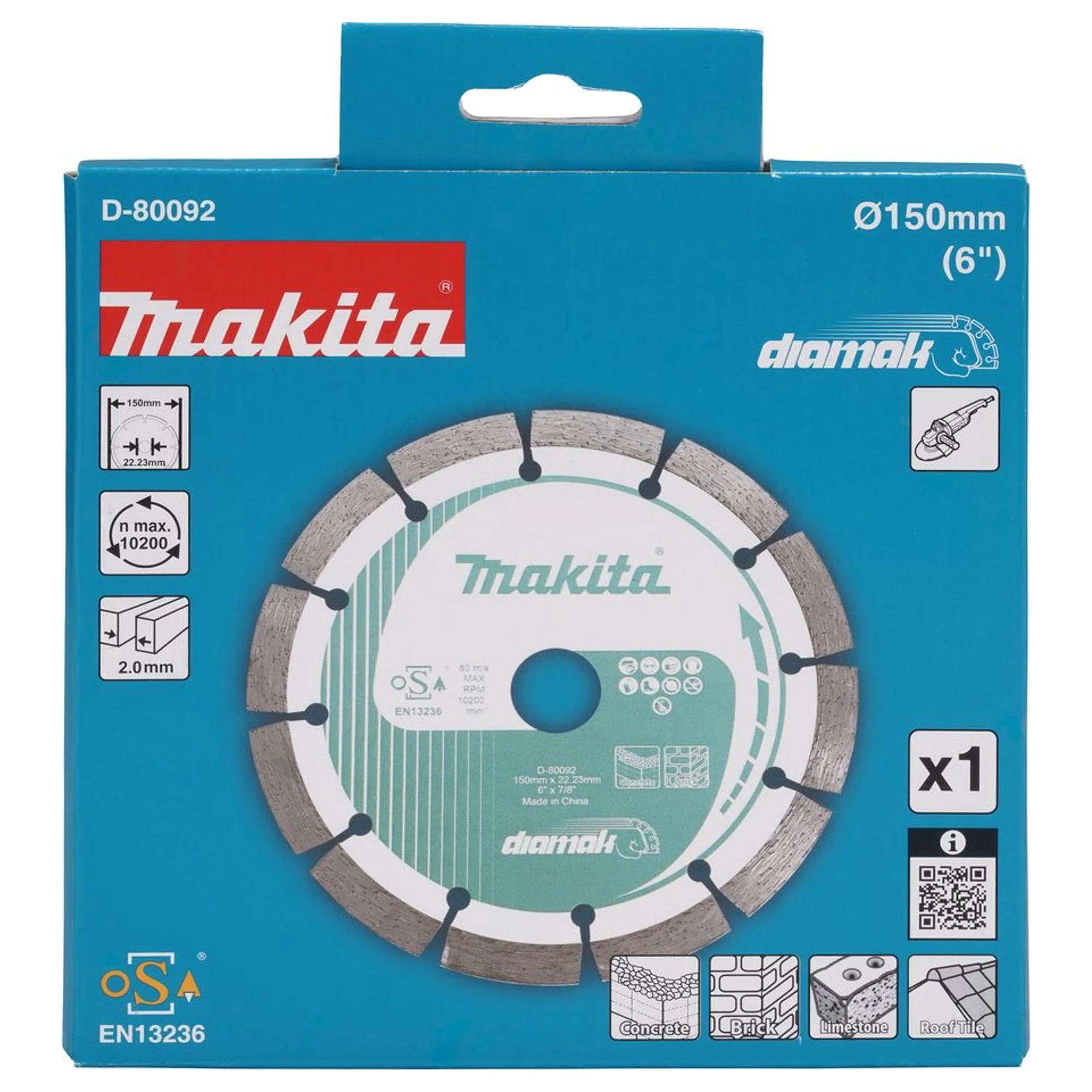 Disco Diamantato Segmentato Makita D-80092 150mm - Image 3