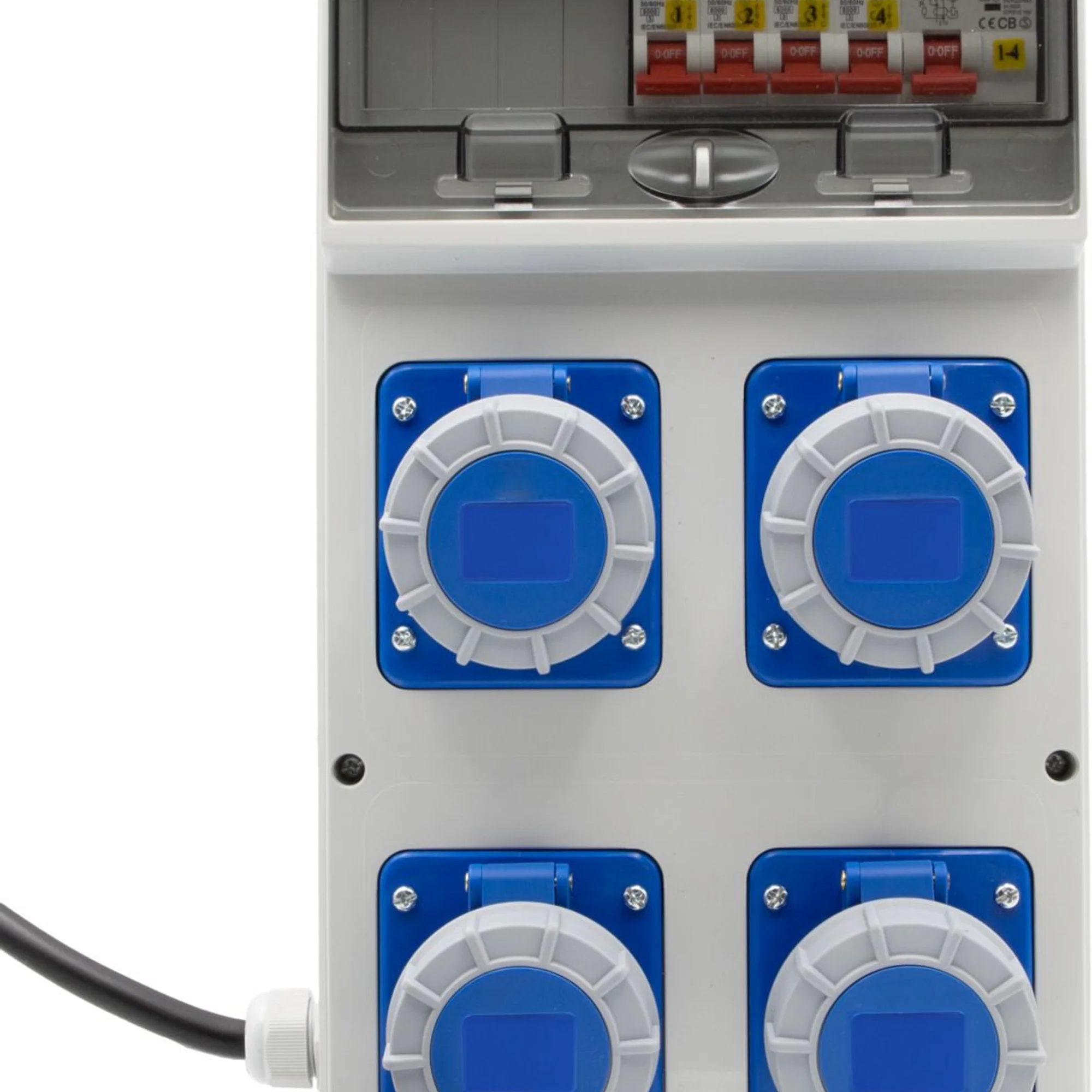 Distributore di Corrente Brennenstuhl BSV 4 ITR2 RCD 30mA 4x CEE 230V/16A IP67 - Image 2