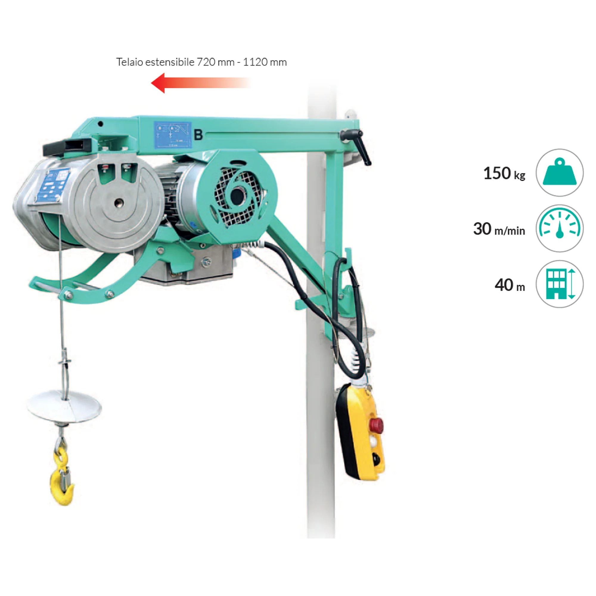 Elevatore Imer ET 150 NEO 800W - Image 2