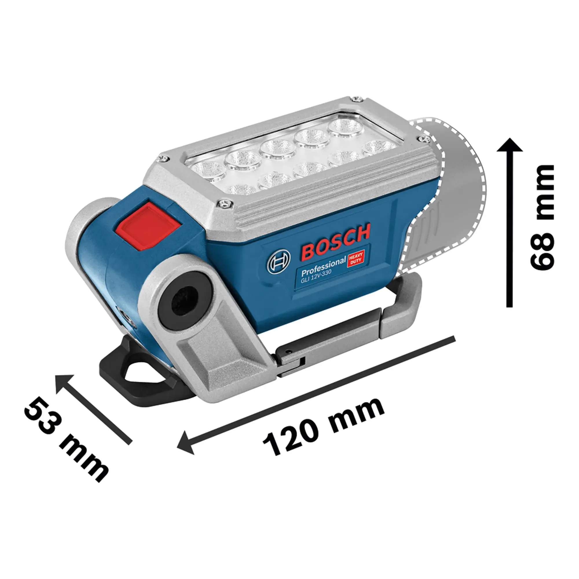 Faro da cantiere Bosch GLI 12V-330 PRO 12V - Image 6