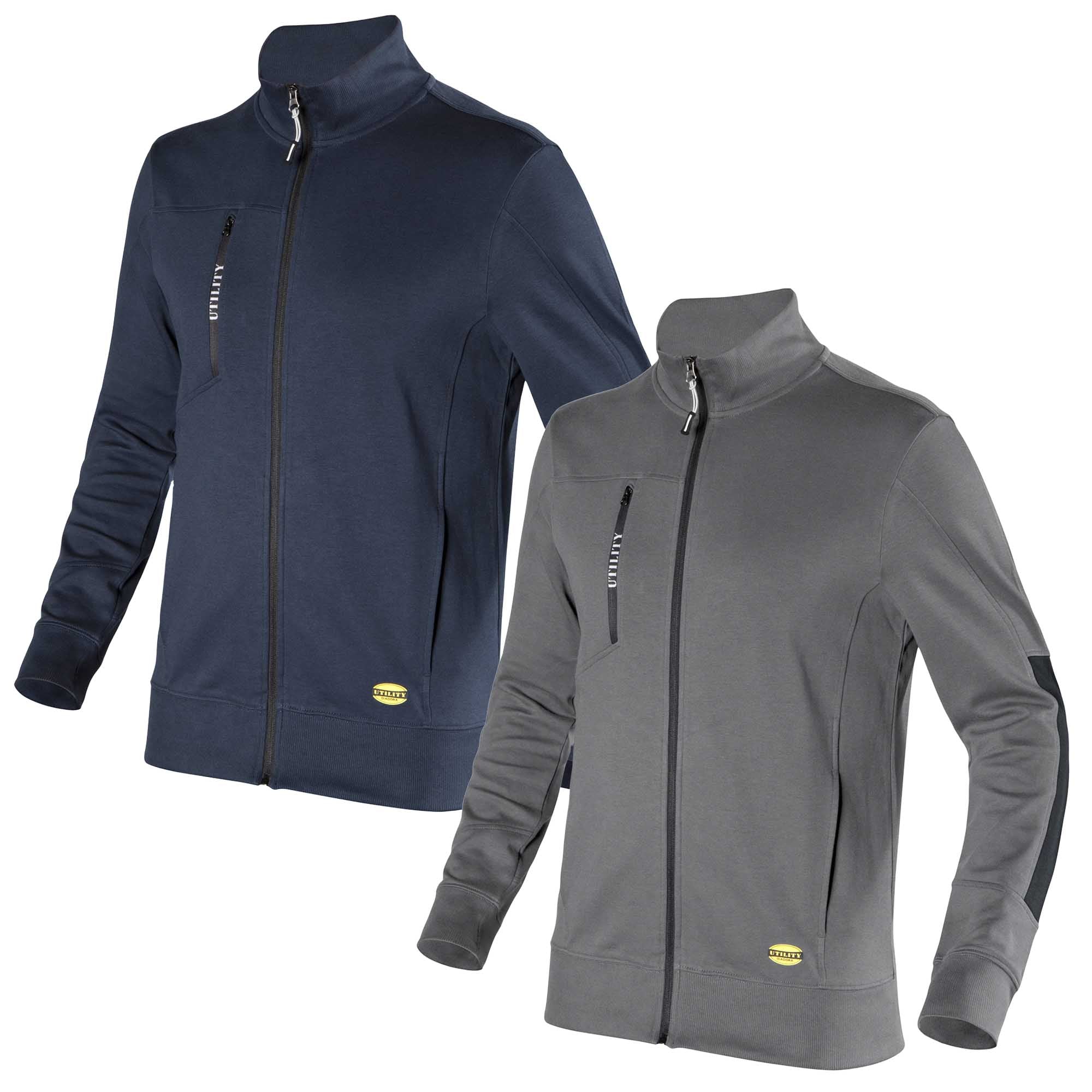Felpa Diadora Sweatshirt Zip Litework