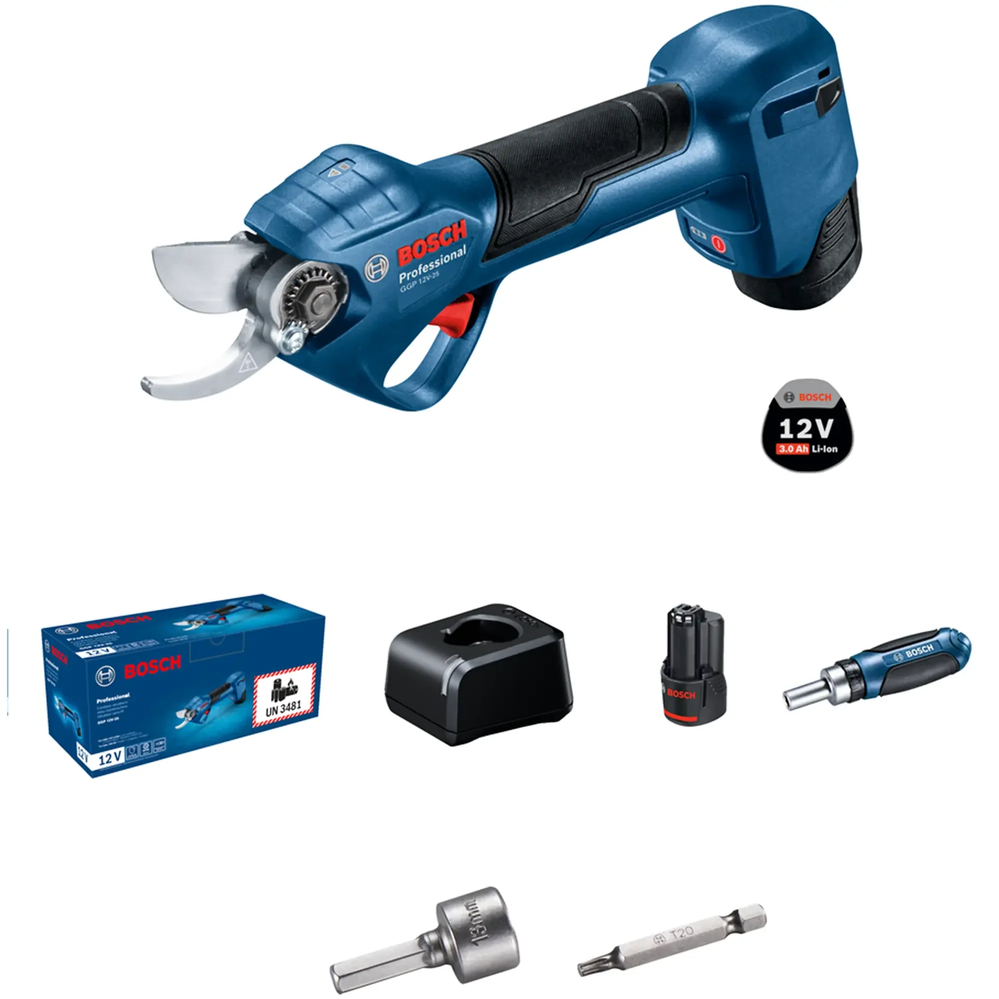 Forbici per Potatura Bosch GGP 12V-25 3Ah