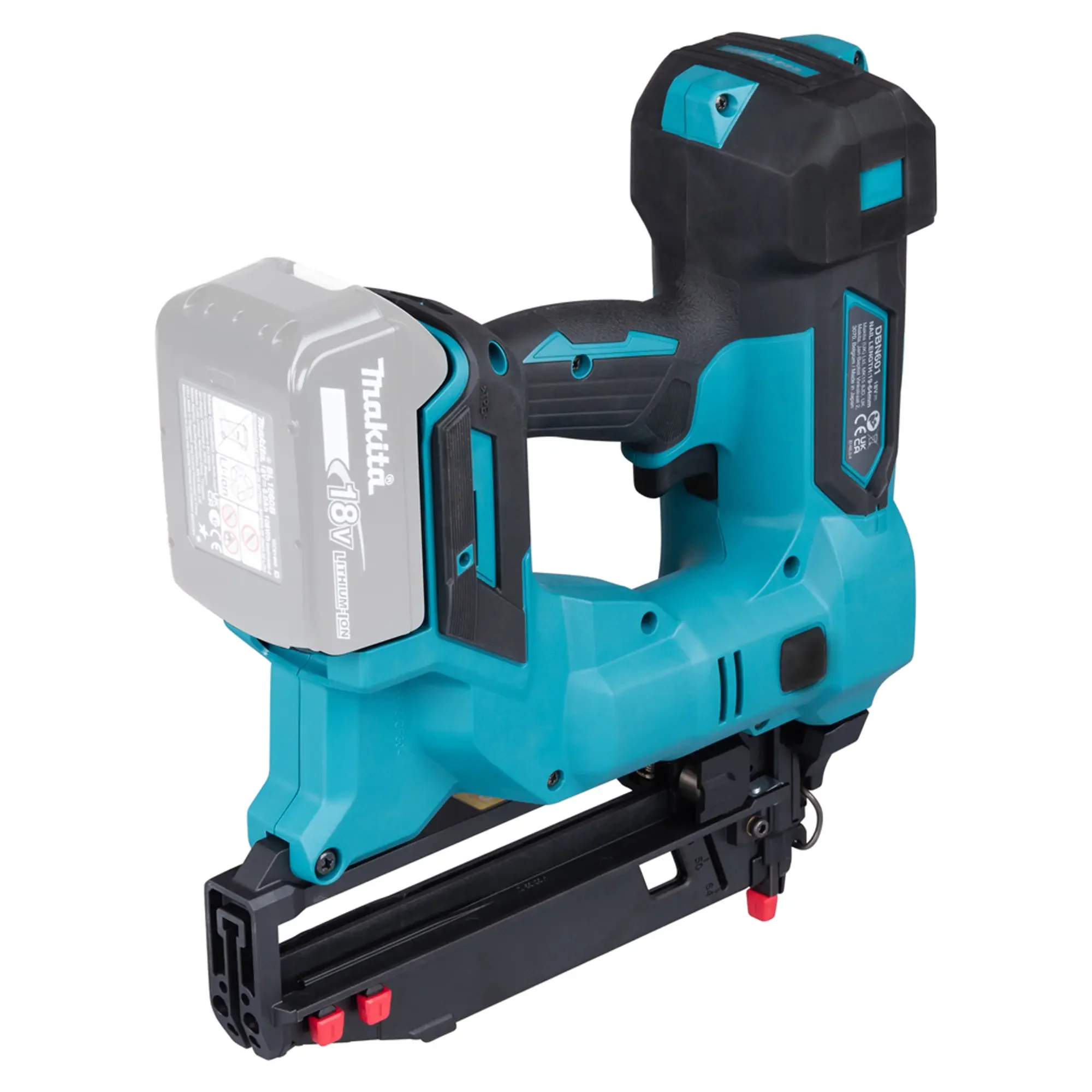 Groppinatrice pneumatica Makita DBN601ZJ 18V - Image 7