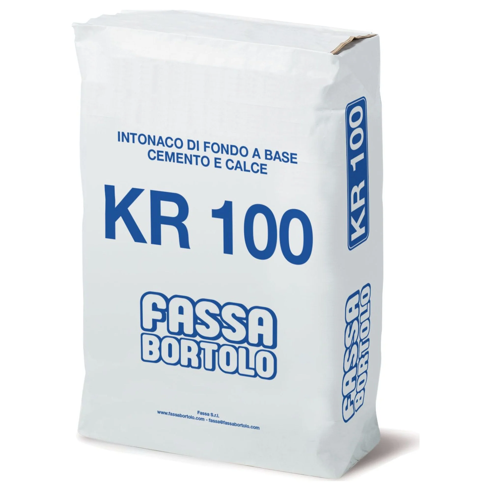 Intonaco di Fondo Fassa KR 100 Cemento e Calce Alta Resistenza