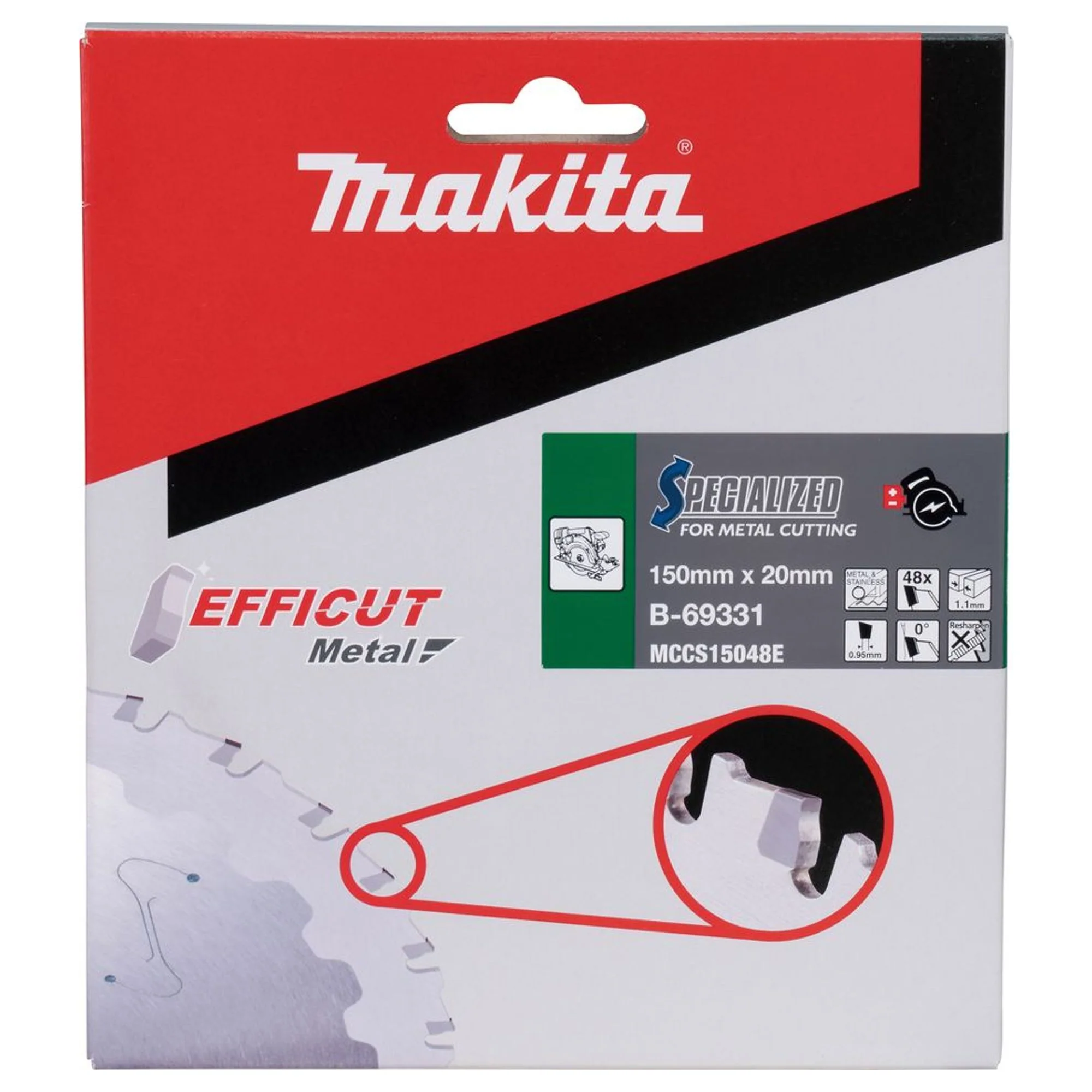 Lama Circolare Makita Efficut B-69331 150mm 48T - Image 3