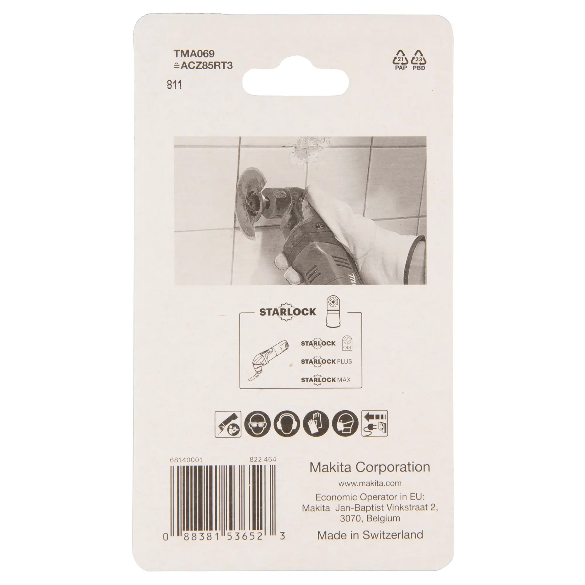 Lama per Multifunzione Makita B-65028 - Image 4