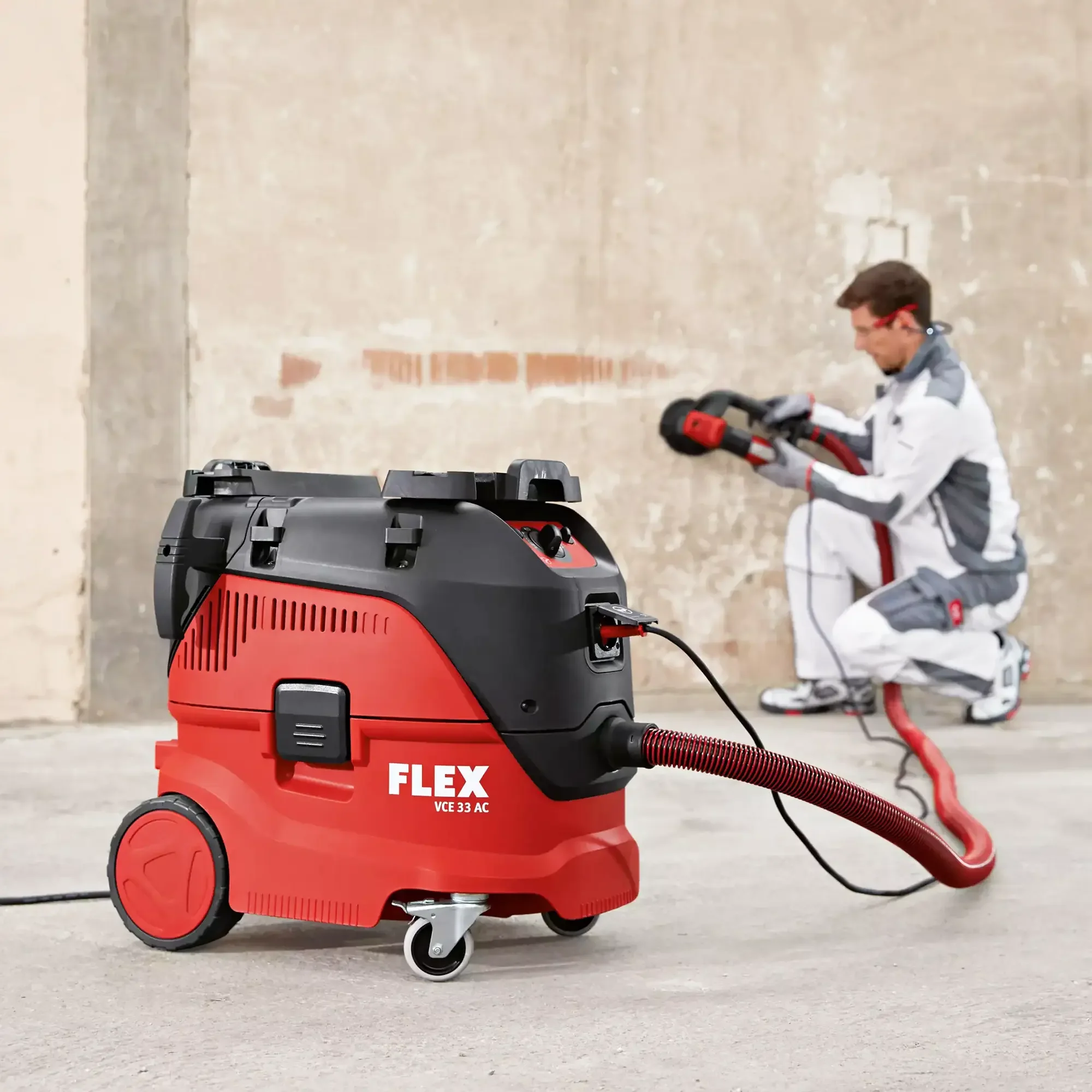 Levigatrice aspirapolvere Flex GE 6 R-EC + VCE 33 M AC Set + Carta abrasiva - Image 13