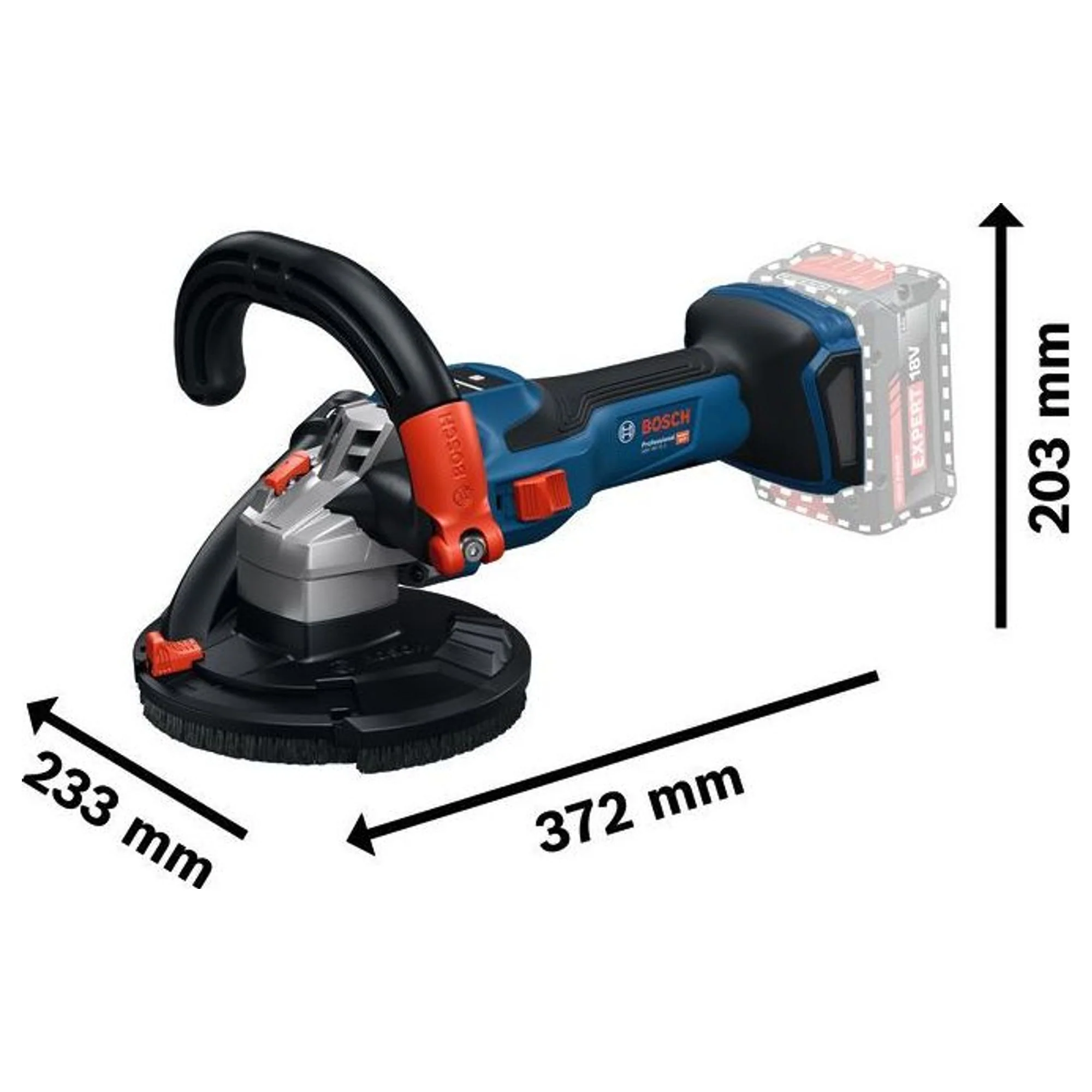 Levigatrice Bosch GBR 18V-15 S PRO 18V - Image 3