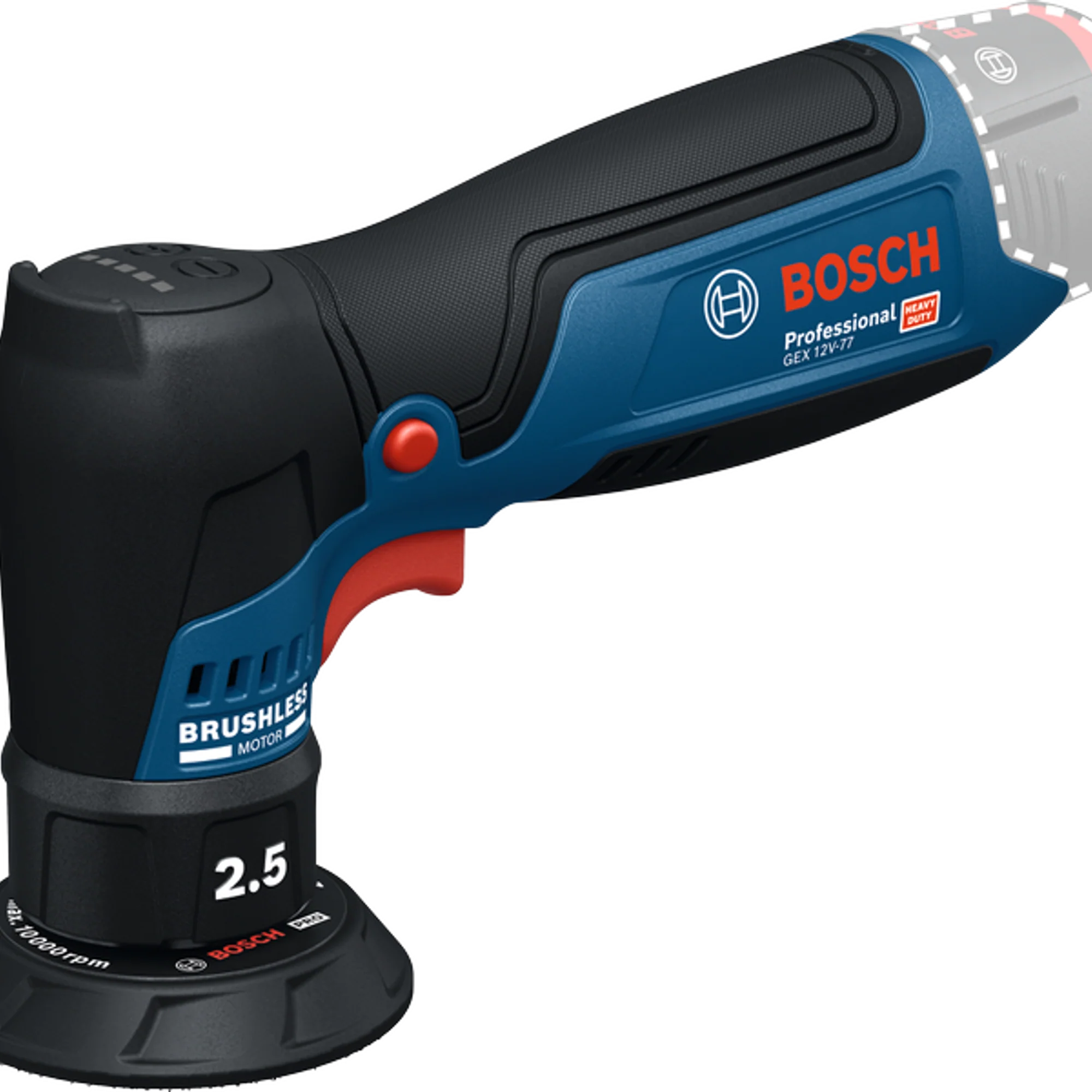 Levigatrice Bosch GEX 12V-77 PRO 12V - Image 2
