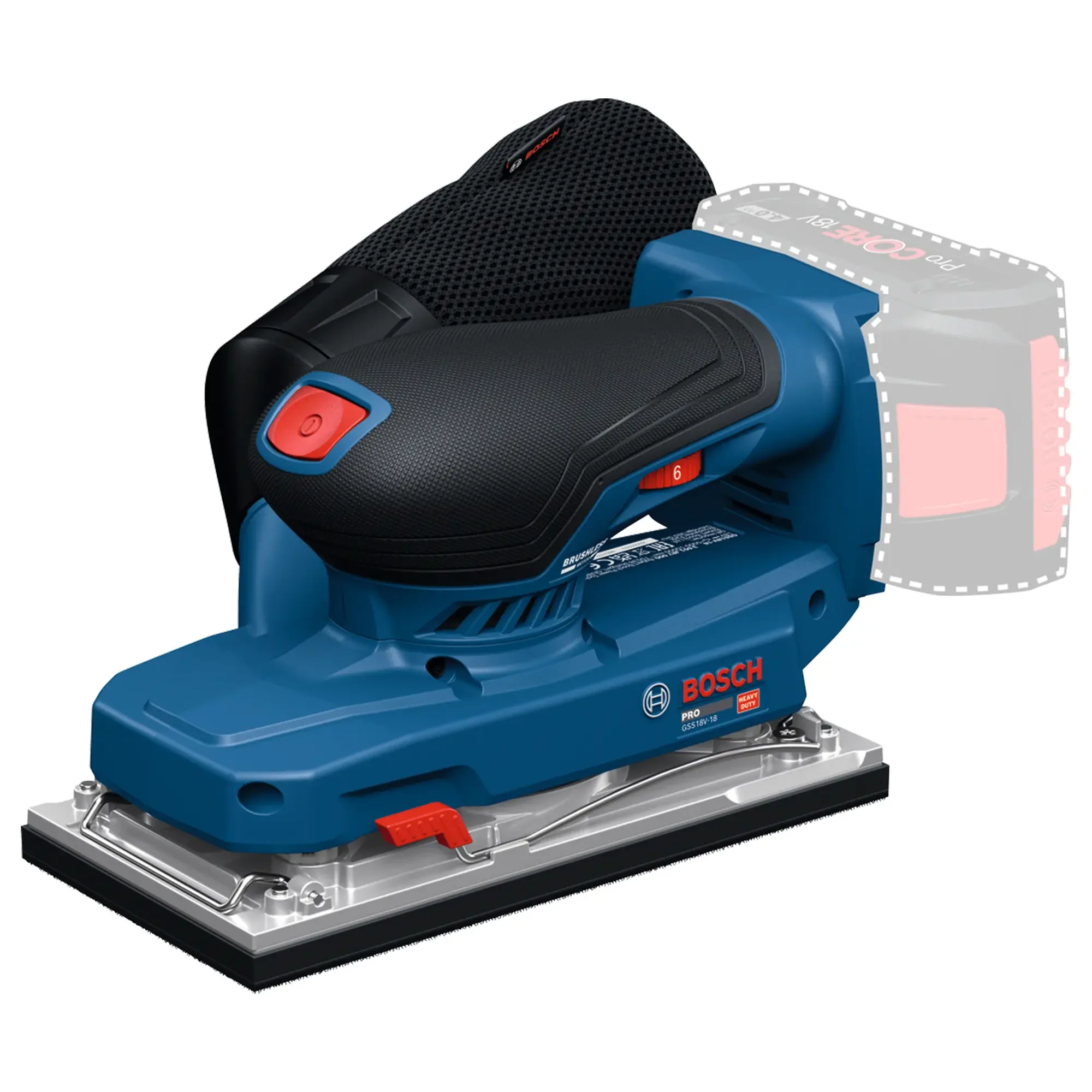 Levigatrice Bosch GSS18V-18 18V - Image 2
