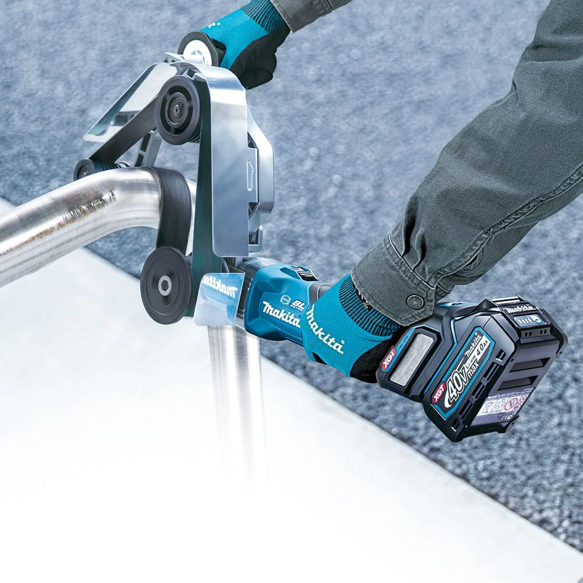 Levigatrice a nastro per tubi Makita BS002GZ01 40V - Image 4