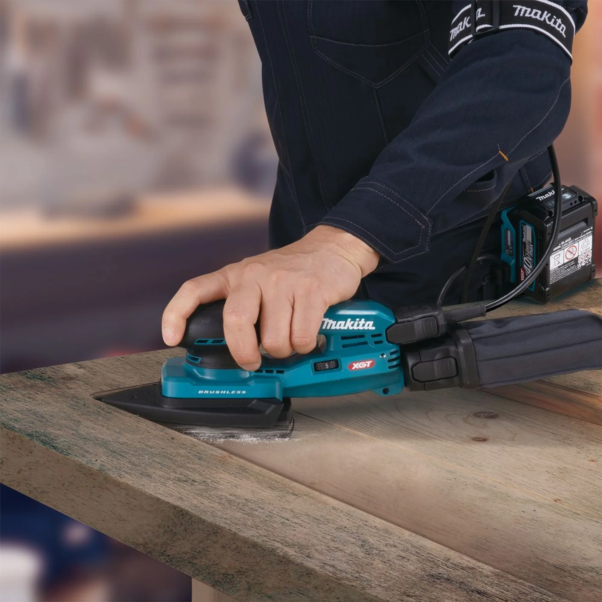 Levigatrice Orbitale Delta Makita BO006CGZ 40V - Image 24