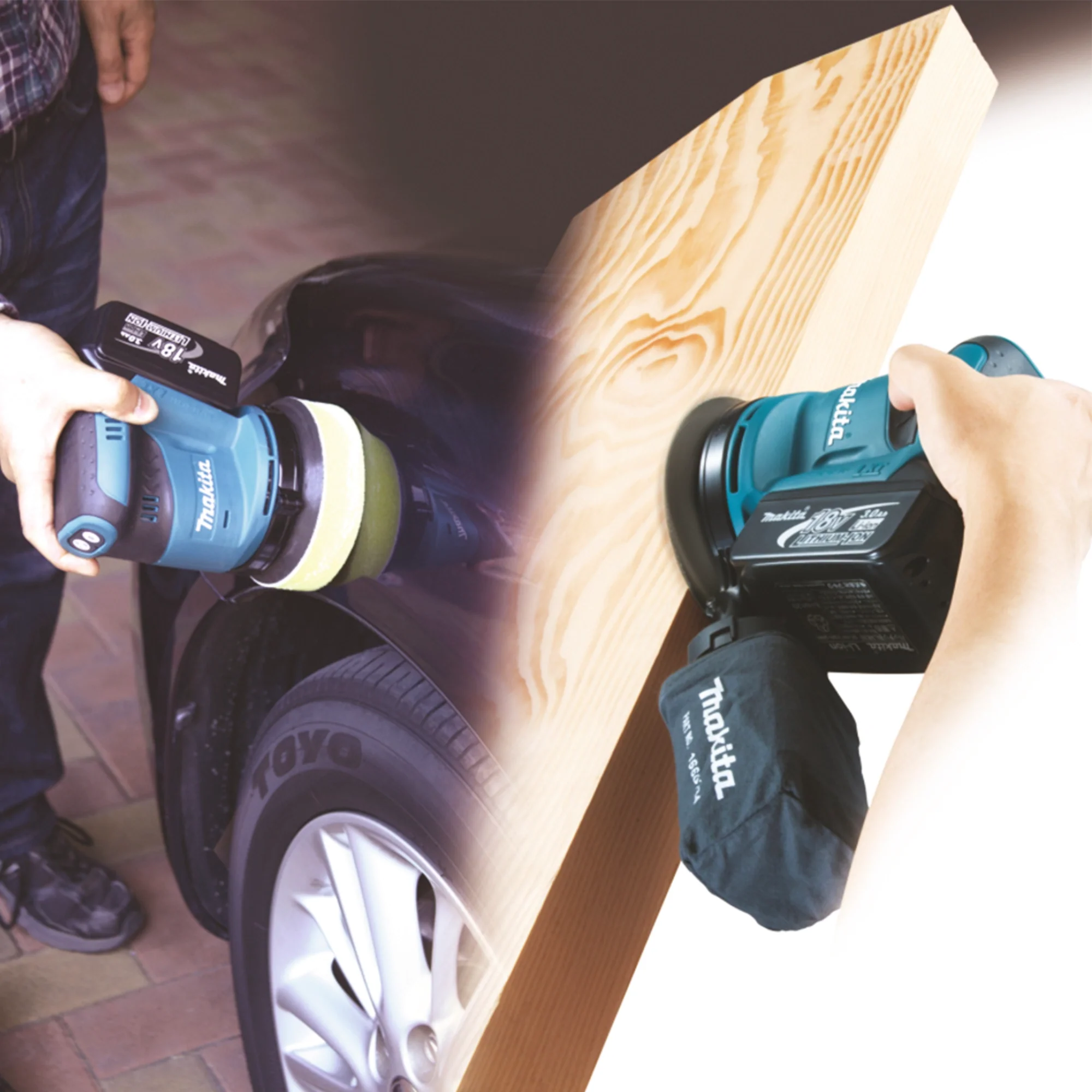 Levigatrice Orbitale Makita DBO180ZJ 18V - Image 7