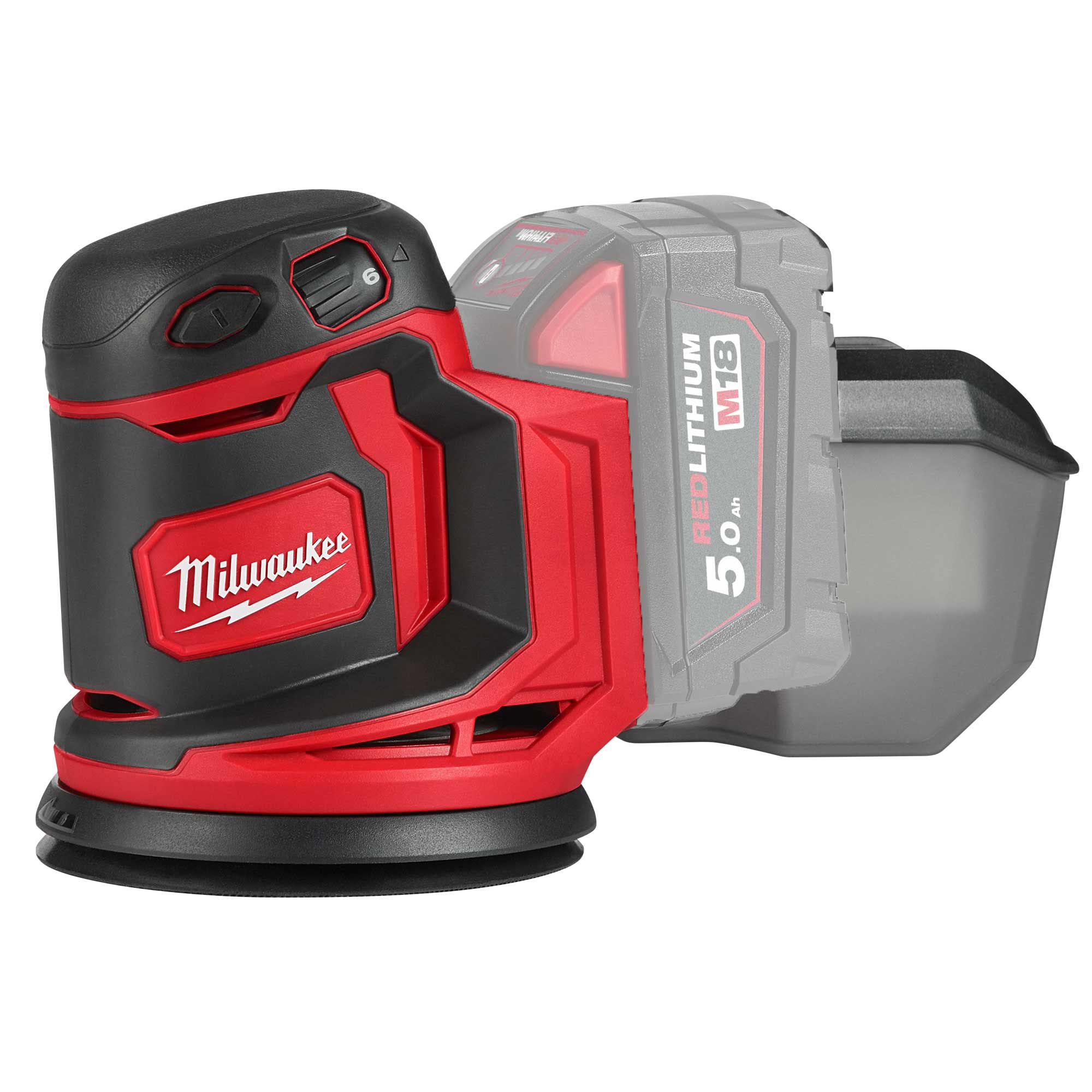 Levigatrice Rotorbitale Milwaukee M18 BOS125-0 18V - Image 2