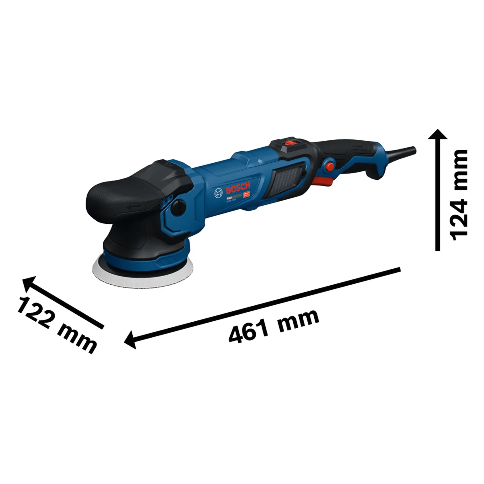 Lucidatrice Bosch Professional GPX9-125S PRO 900W - Image 4