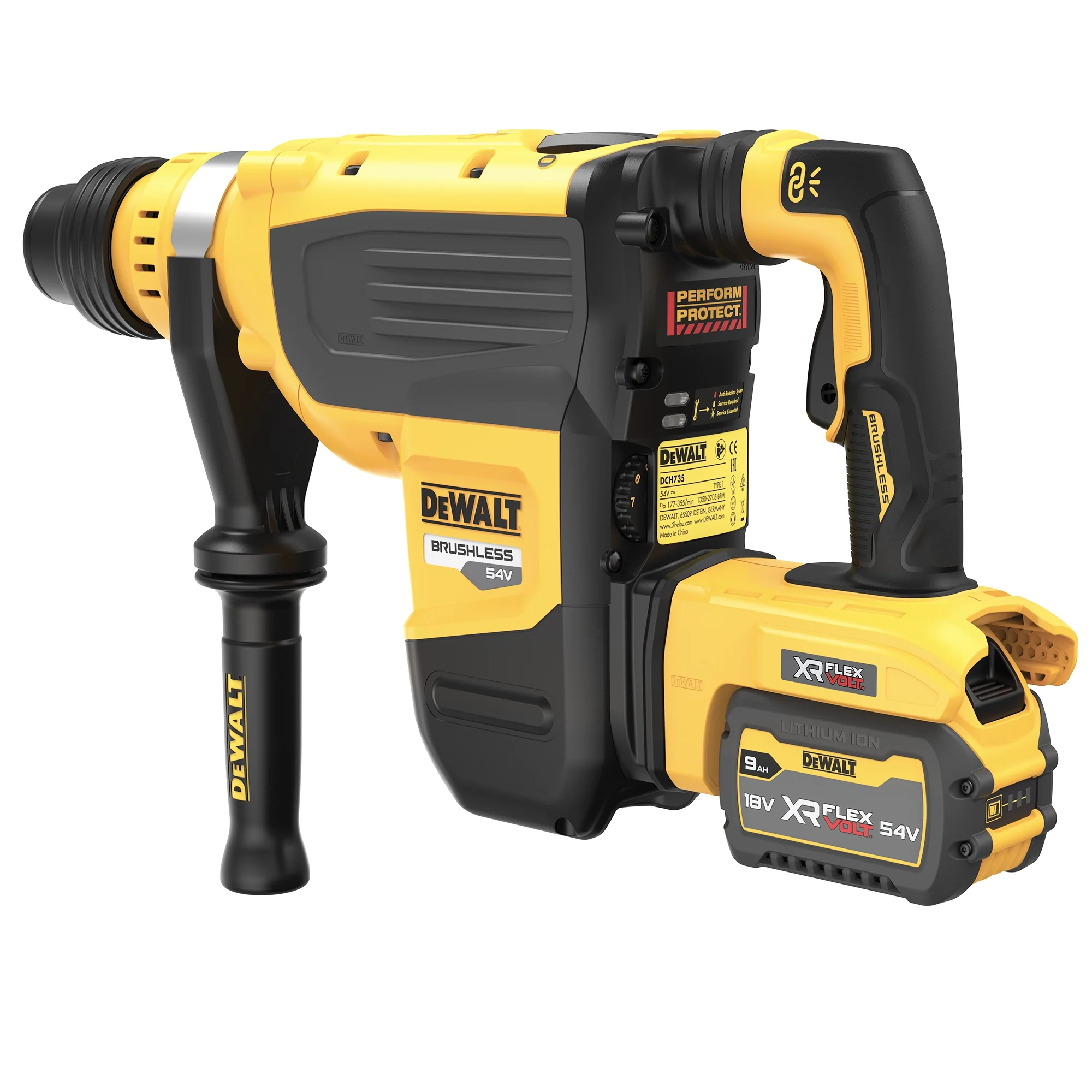 Martello Demo-Perforatore Dewalt DCH735X2-QW 54V 9Ah - Image 2