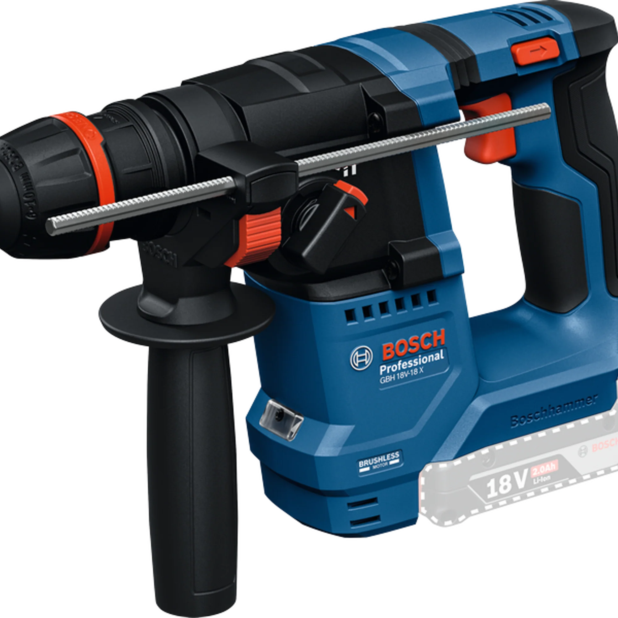 Martello Perforatore Bosch GBH 18V-18 X PRO 18V - Image 2