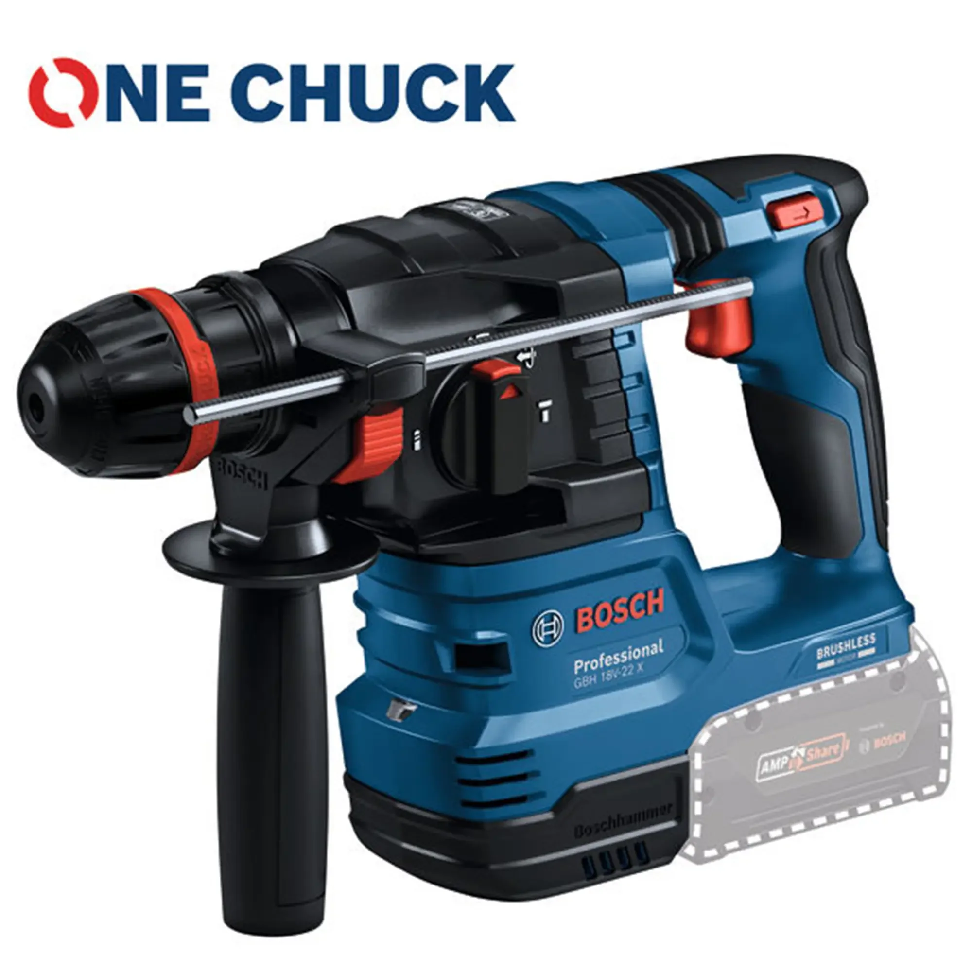 Martello Perforatore Bosch GBH 18V-22 X PRO 18V - Image 2