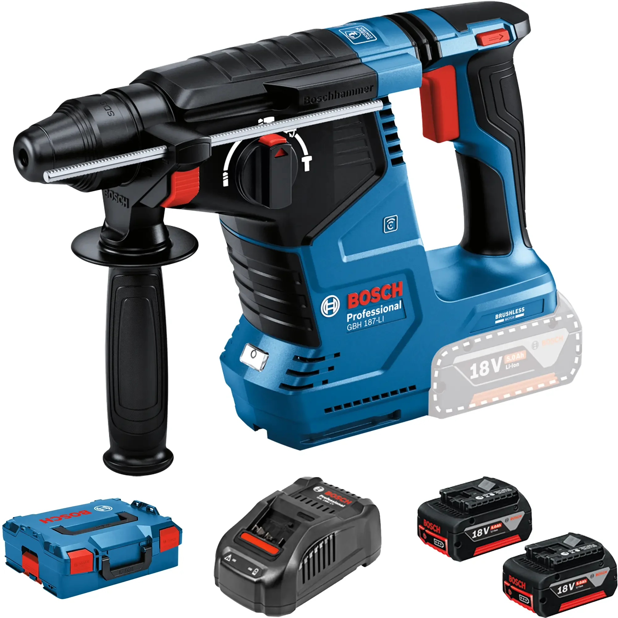 Martello Perforatore Bosch GBH 18V-24 C PRO 18V 5Ah