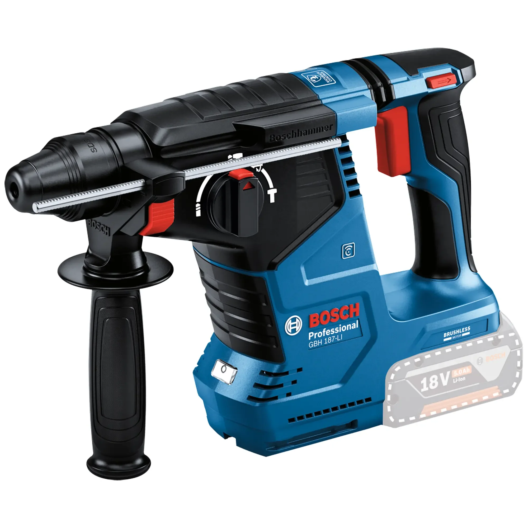 Martello Perforatore Bosch GBH 18V-24 C PRO 18V 5Ah - Image 2