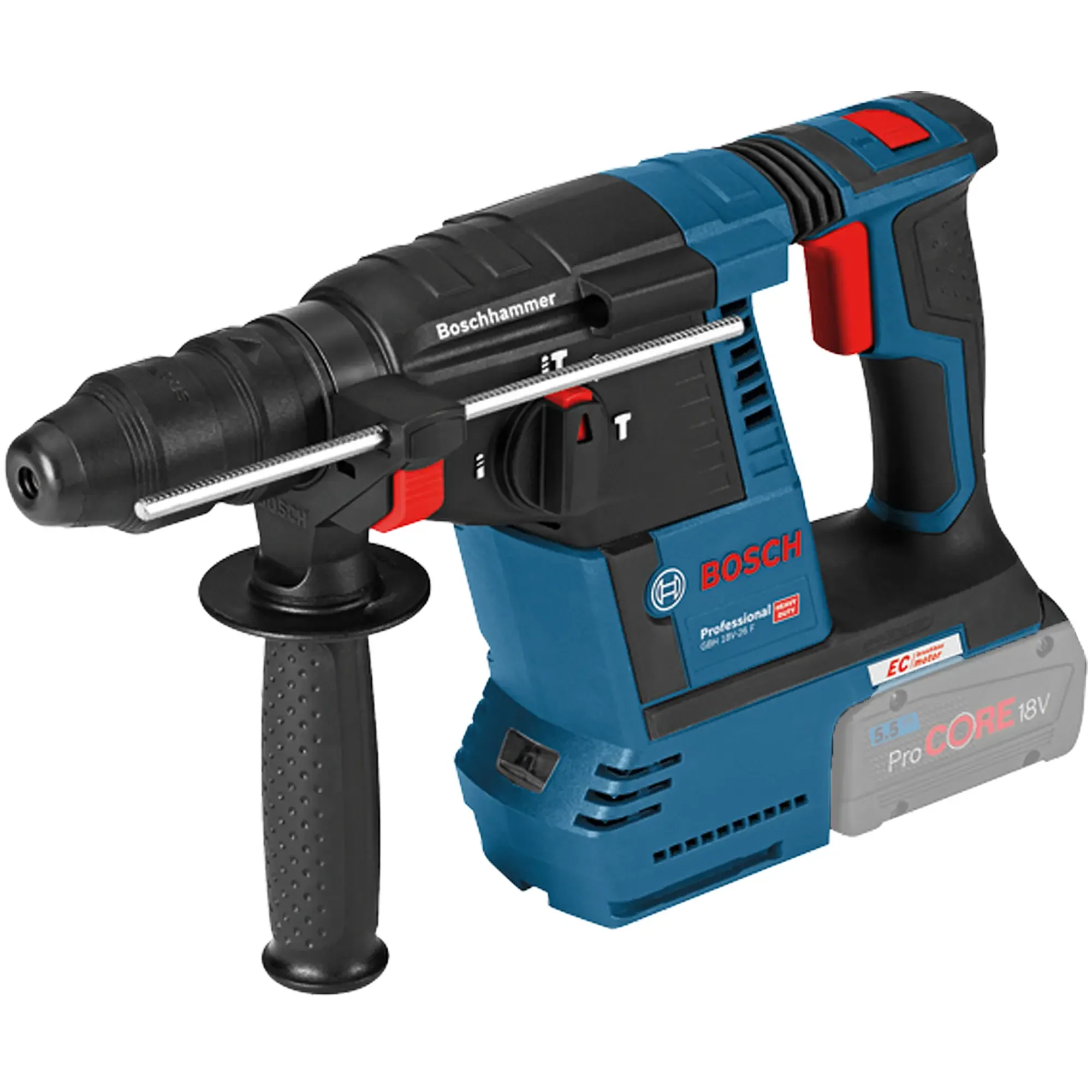 Martello Perforatore Bosch GBH 18V-26F PRO 18V 5.5Ah - Image 2