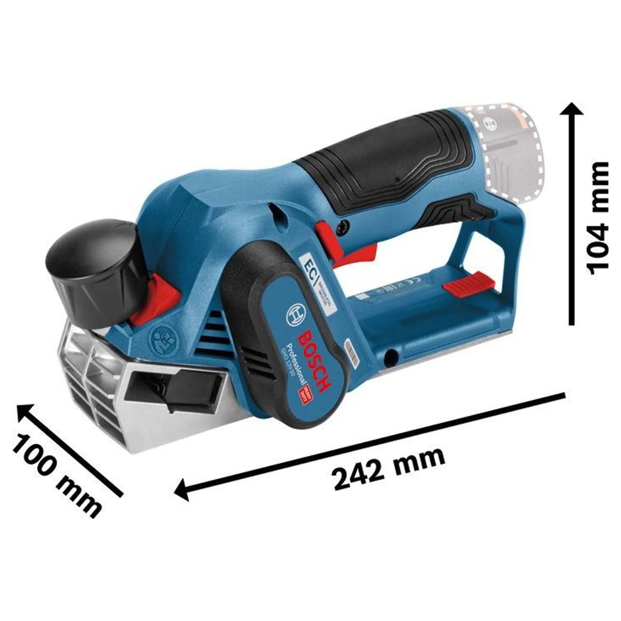 Pialletto Bosch GHO 12V-20 PRO 12V 3Ah - Image 4
