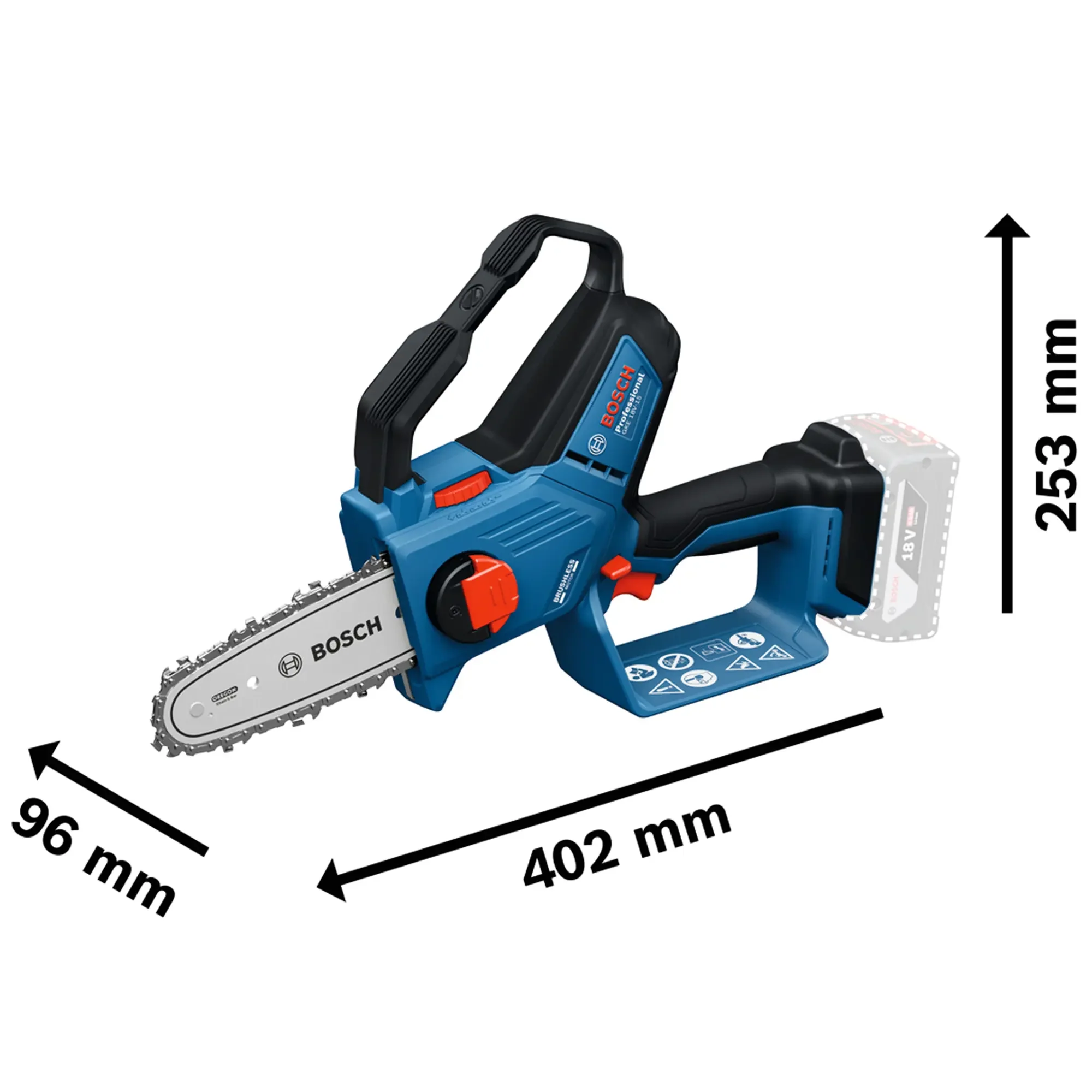Potatore Bosch GKE 18V-15 - Image 2