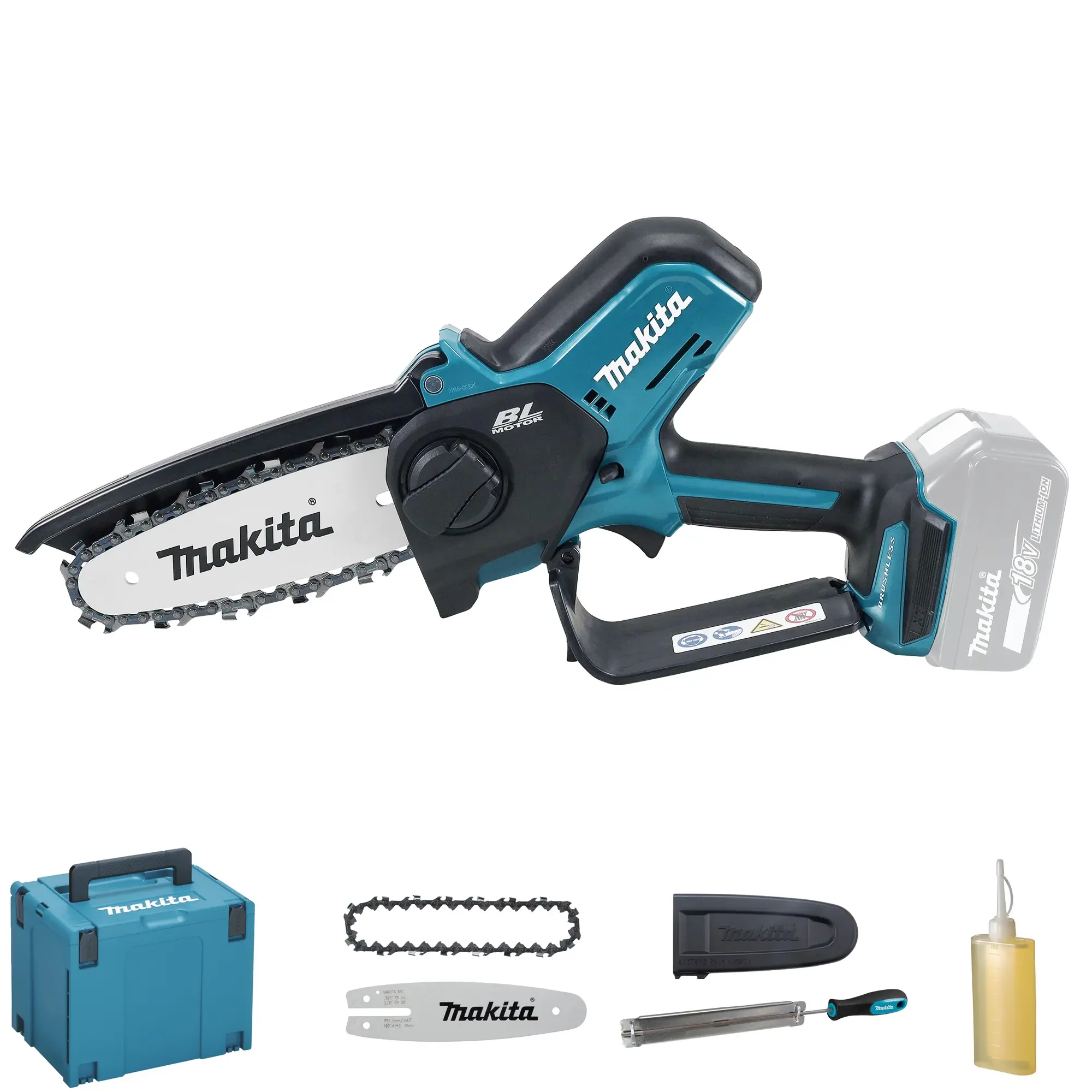 Potatore a catena Makita DUC150ZJ 18V