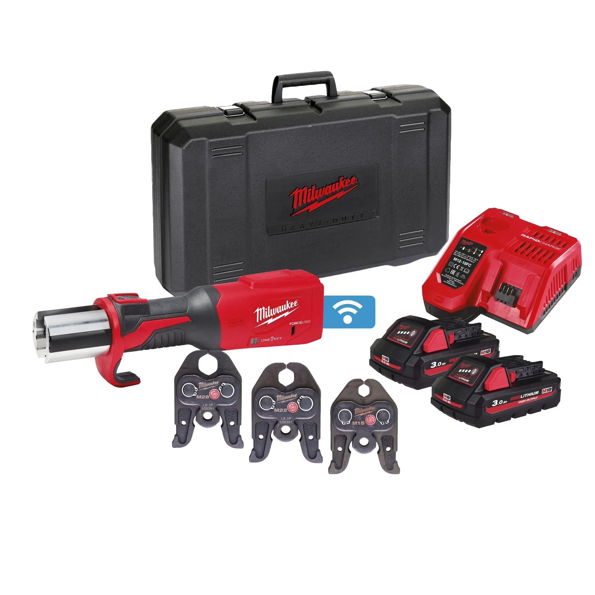 Pressatrice Milawaukee M18 ONEBLHPT-302C SET 18V 3Ah - Image 6