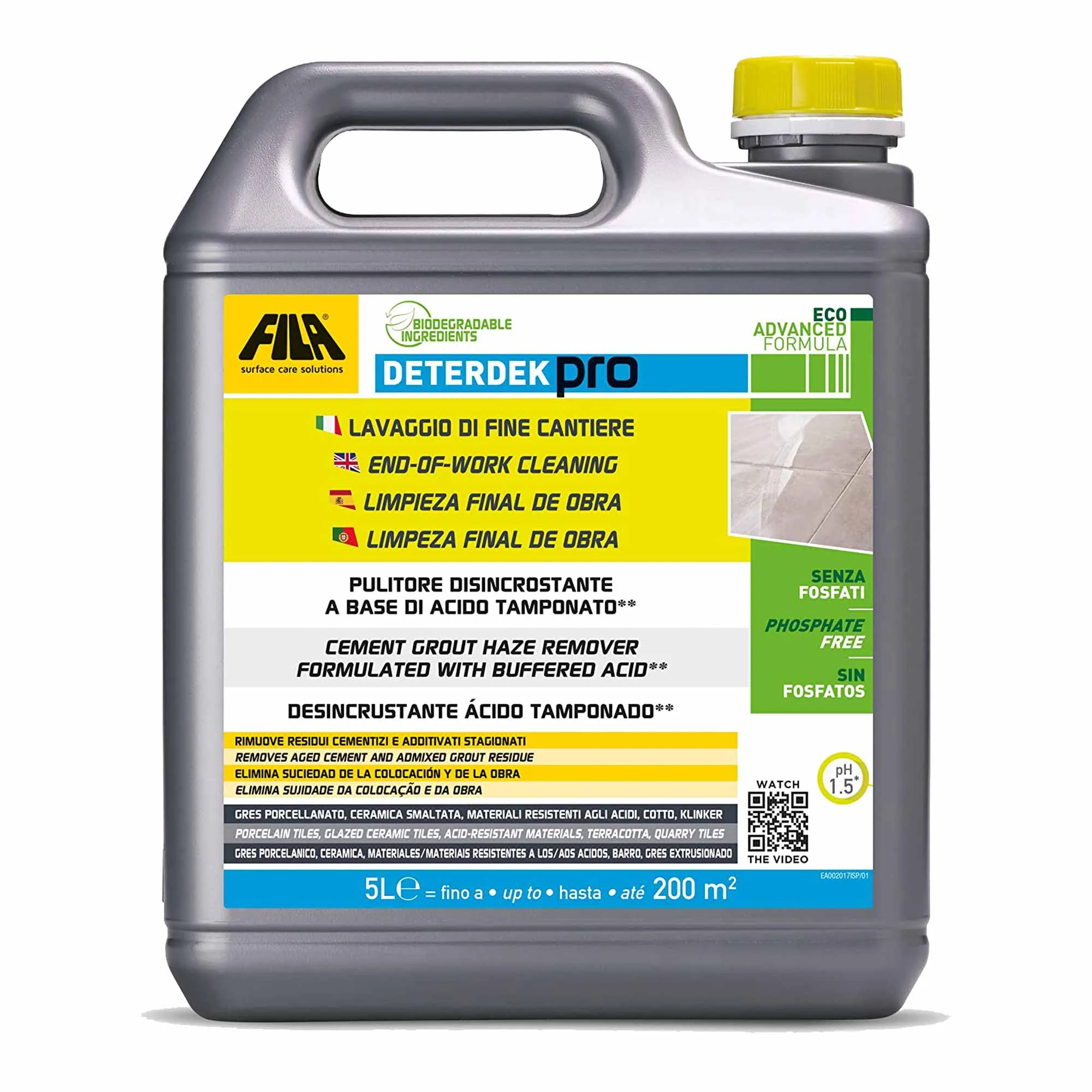 Pulitore Acido Fila Deterdek Pro - Image 2