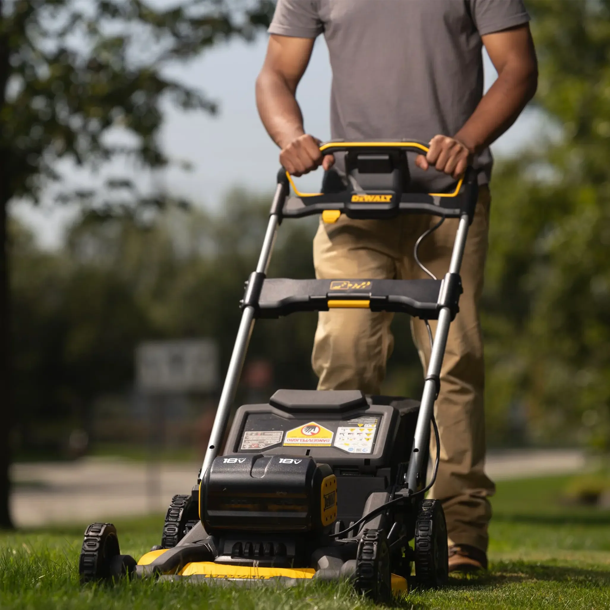 Rasaerba a spinta Dewalt DCMWP134N-XJ 18V - Image 13