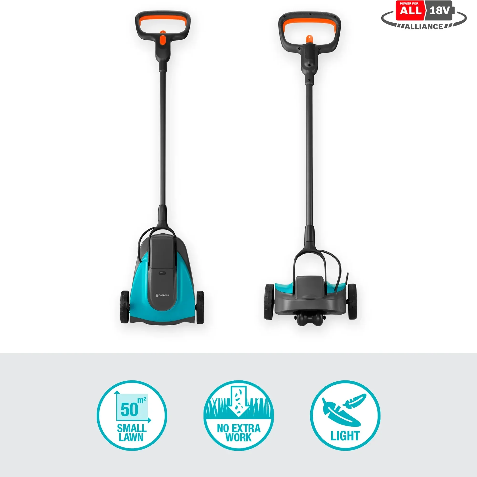 Rasaerba Gardena HandyMower 22/18V P4A 18V 2.5Ah - Image 4