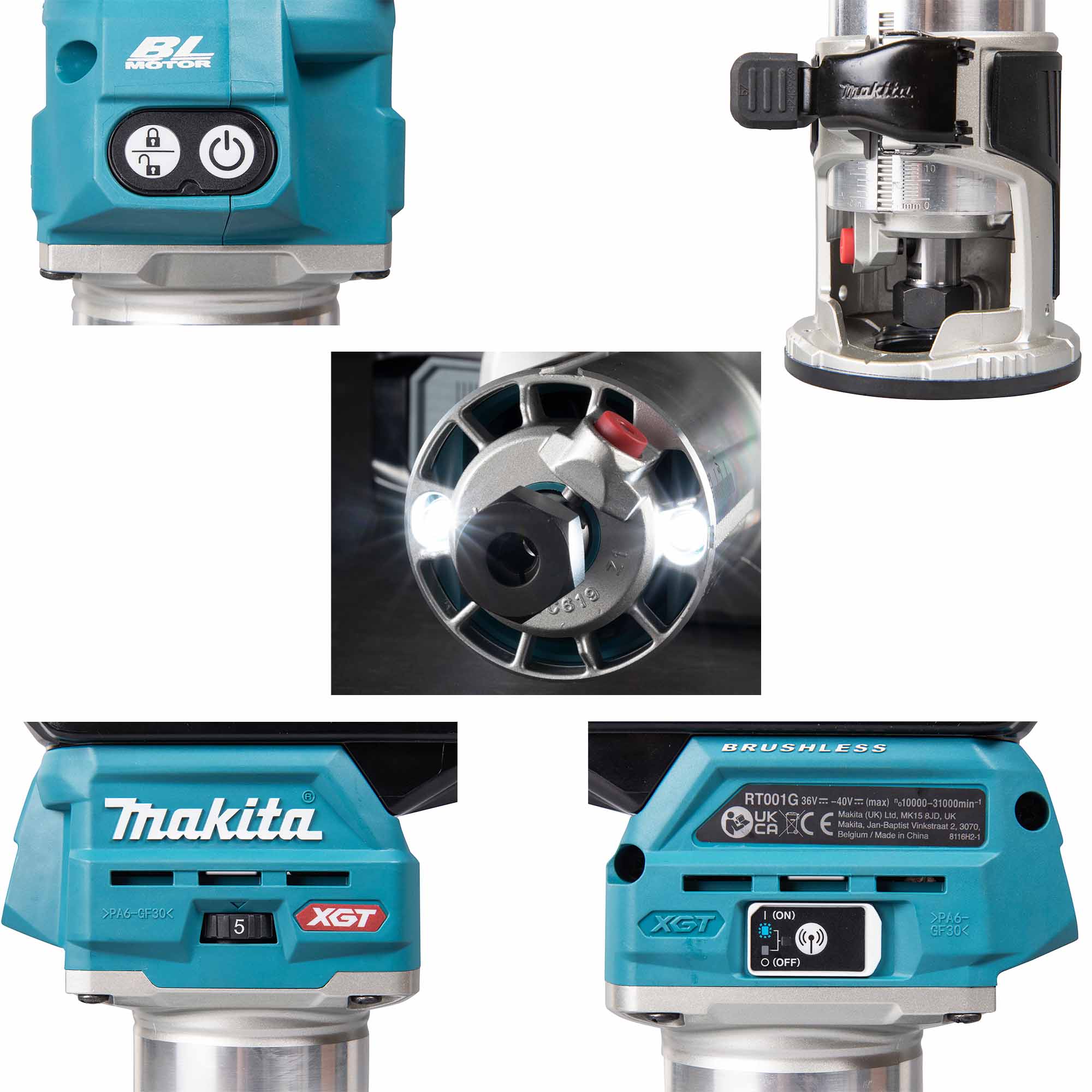 Rifilatore Makita RT001GM205 40V 4Ah - Image 4