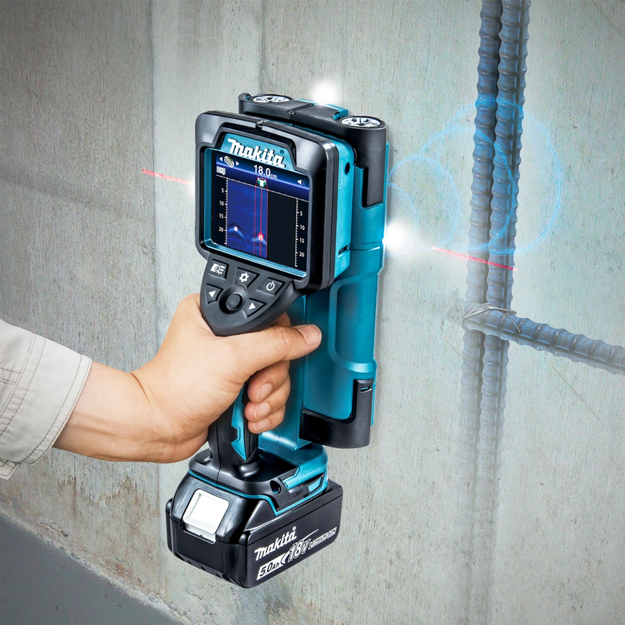 Rilevatore Makita DWD181ZJ 18V - Image 12