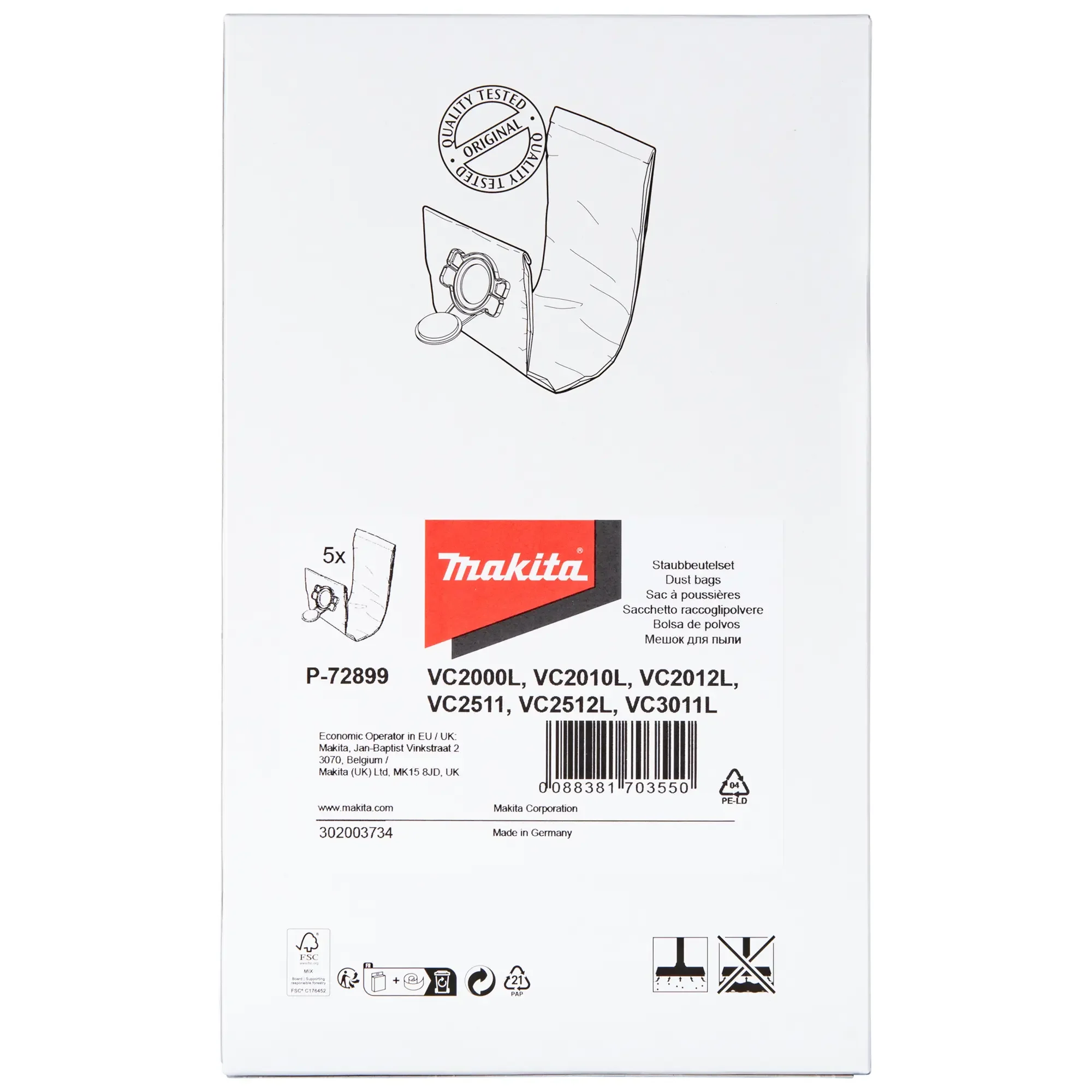 Sacchetto Carta Makita P-72899 - Image 3